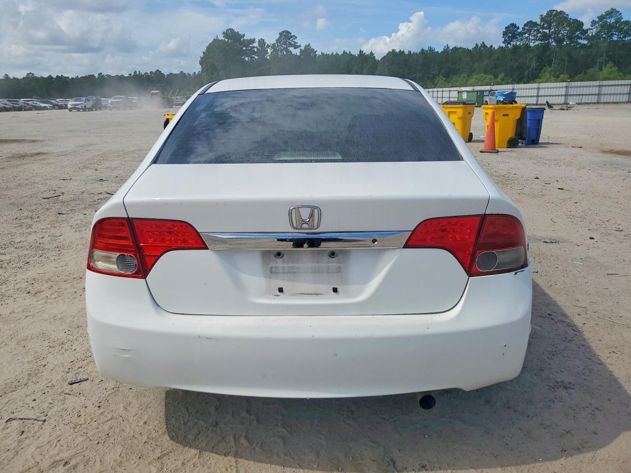 2009 Honda Civic Lx Белый vin: 2HGFA16599H315647