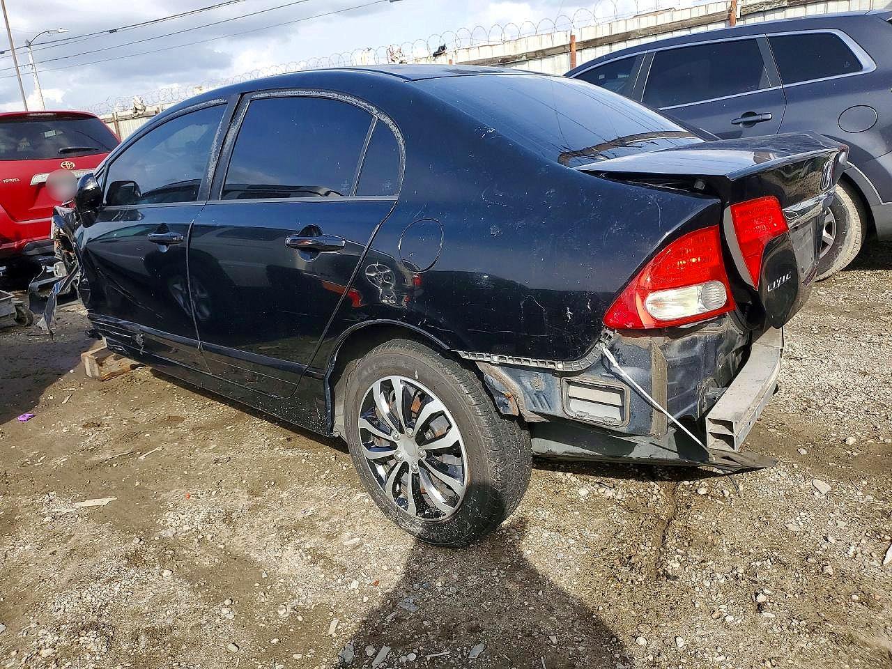 2009 Honda Civic Lx Black vin: 2HGFA16599H319777
