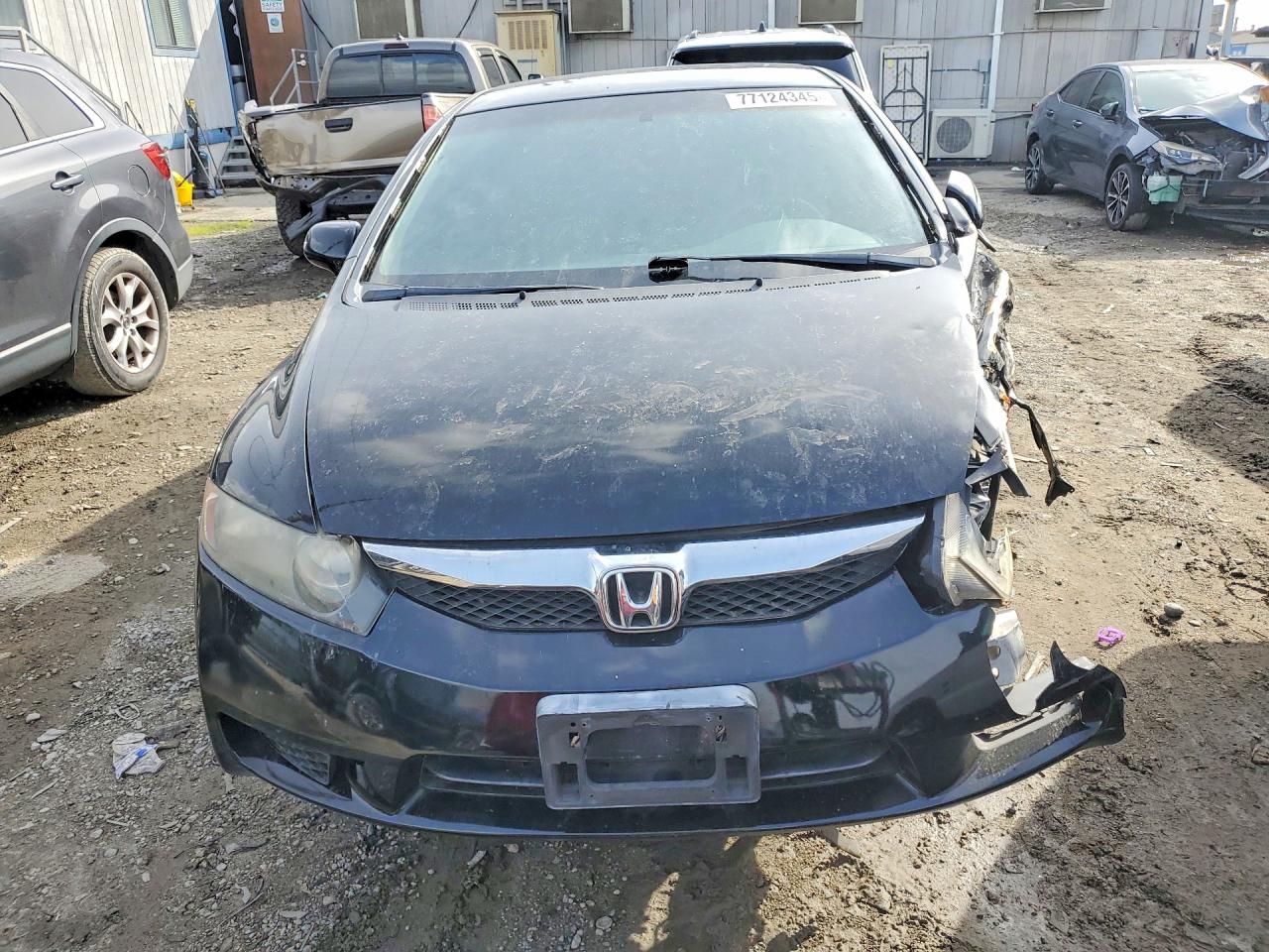 2009 Honda Civic Lx Black vin: 2HGFA16599H319777
