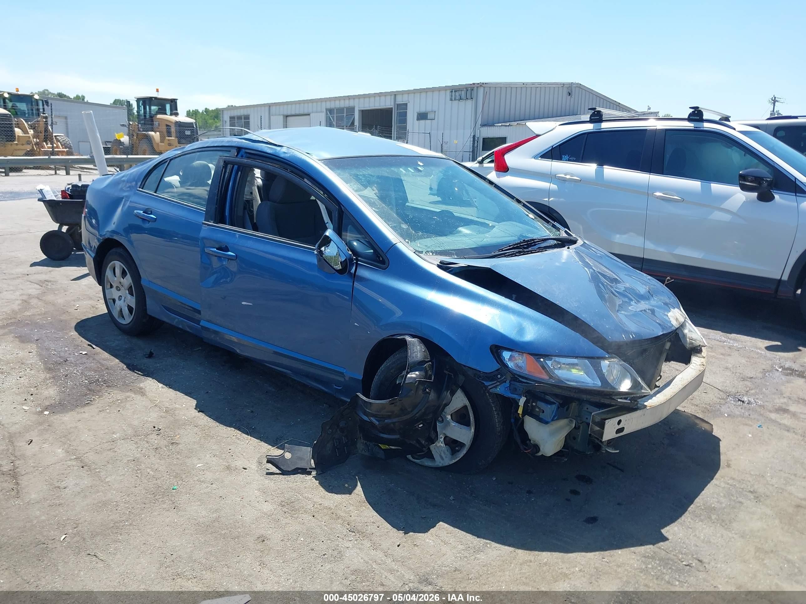 2009 Honda Civic Lx Blue vin: 2HGFA16599H327961