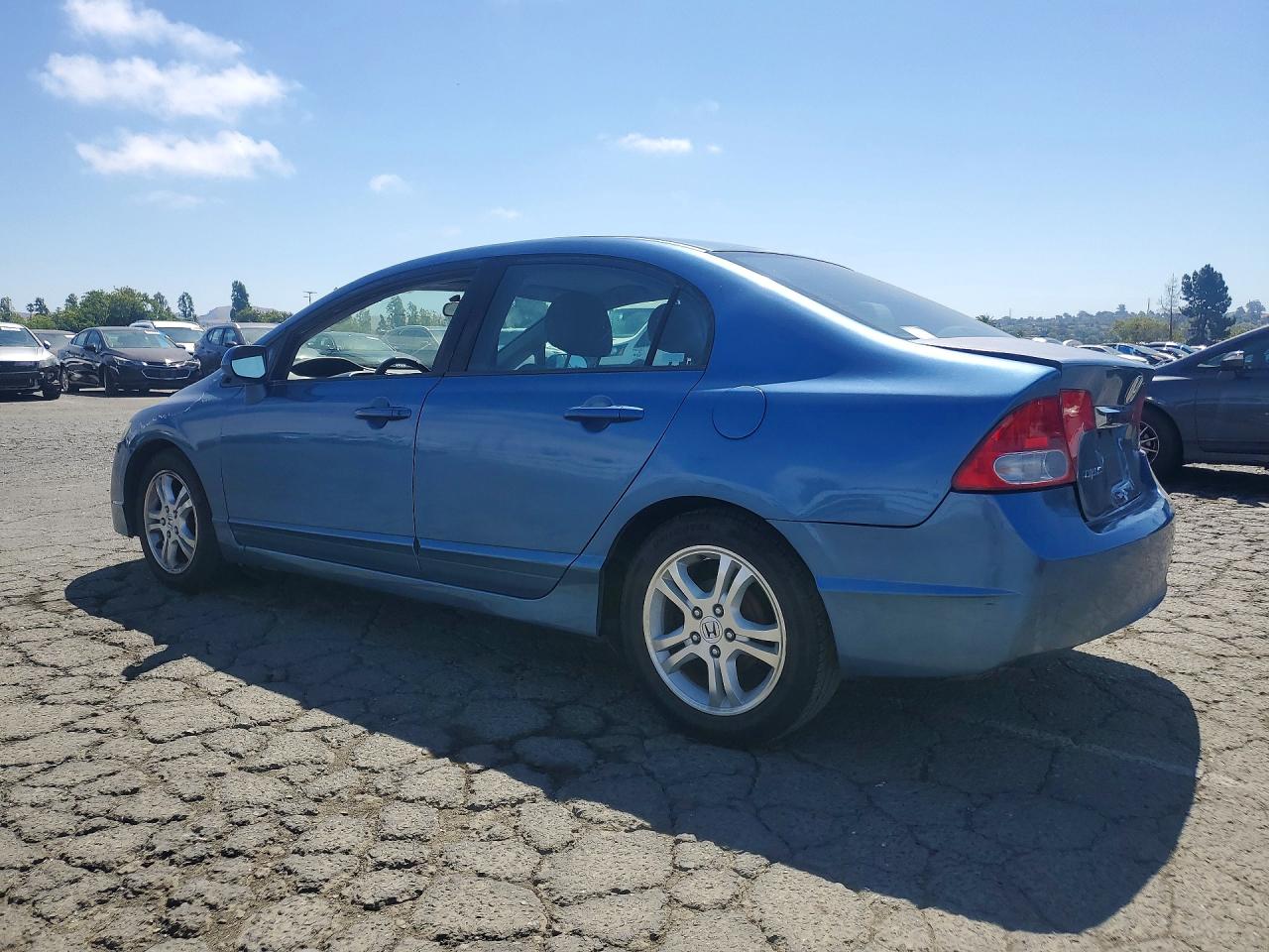 2009 Honda Civic Lx Blue vin: 2HGFA16599H329497