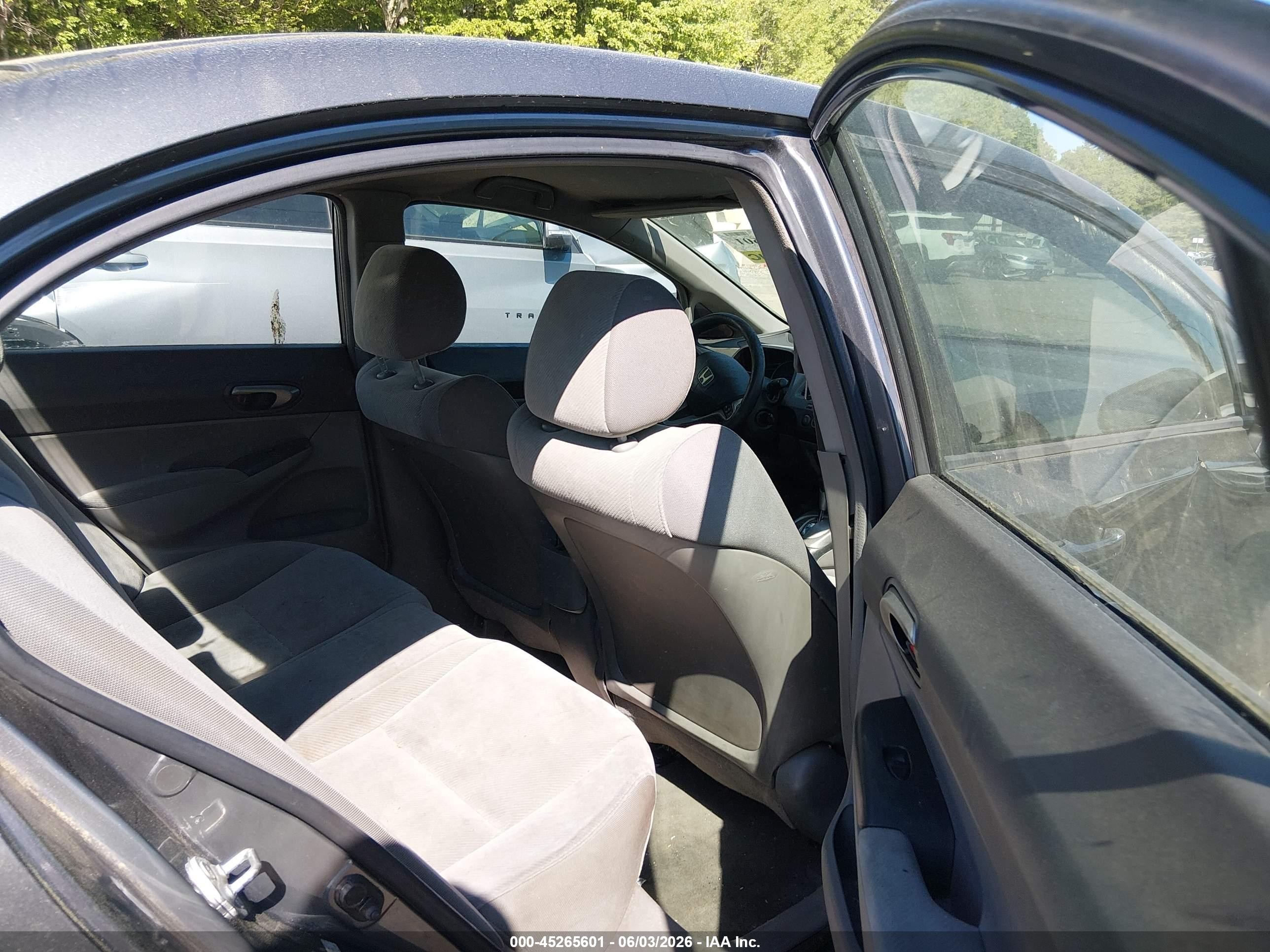 2009 Honda Civic Lx Gray vin: 2HGFA16599H337440