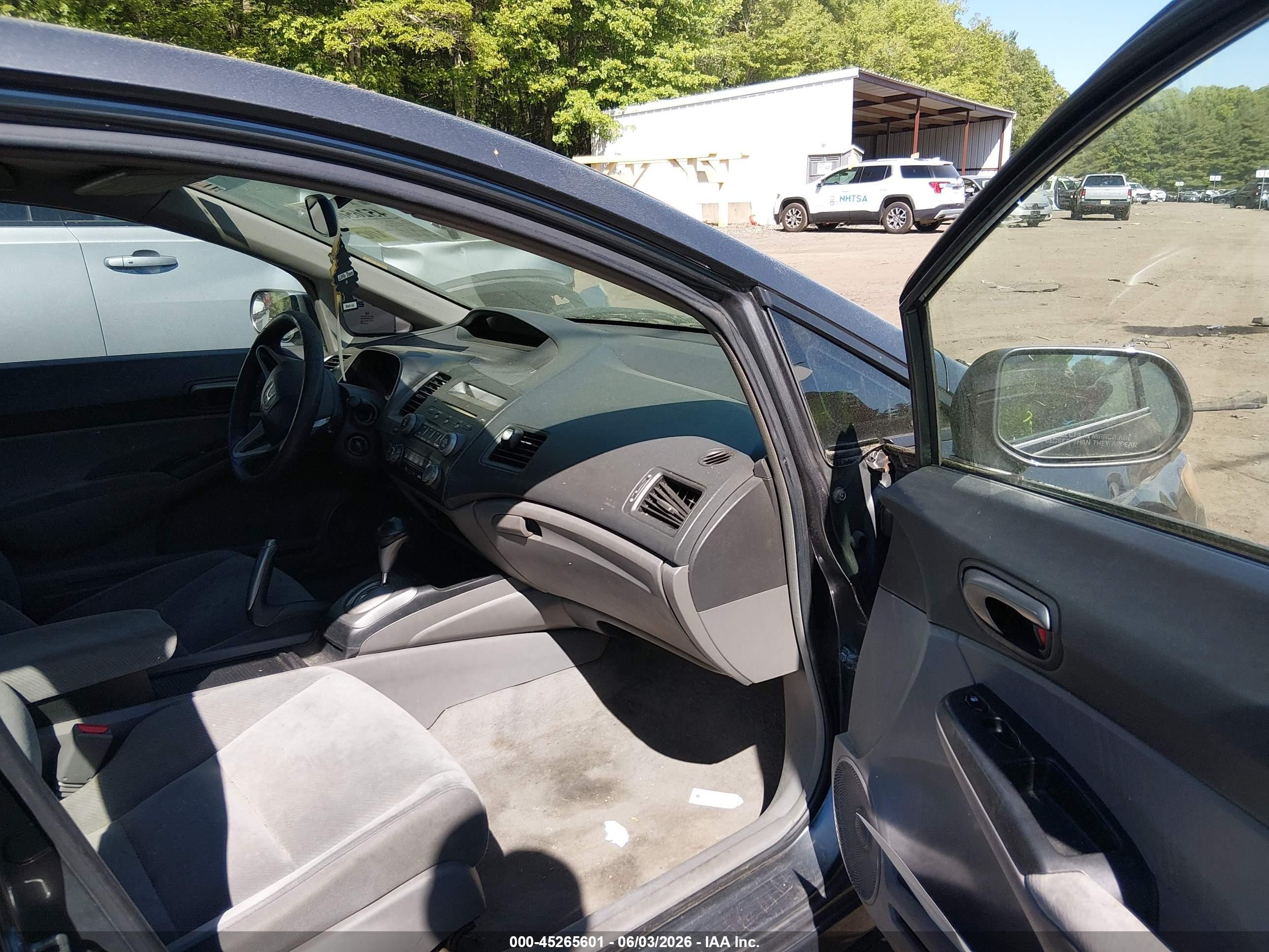 2009 Honda Civic Lx Gray vin: 2HGFA16599H337440