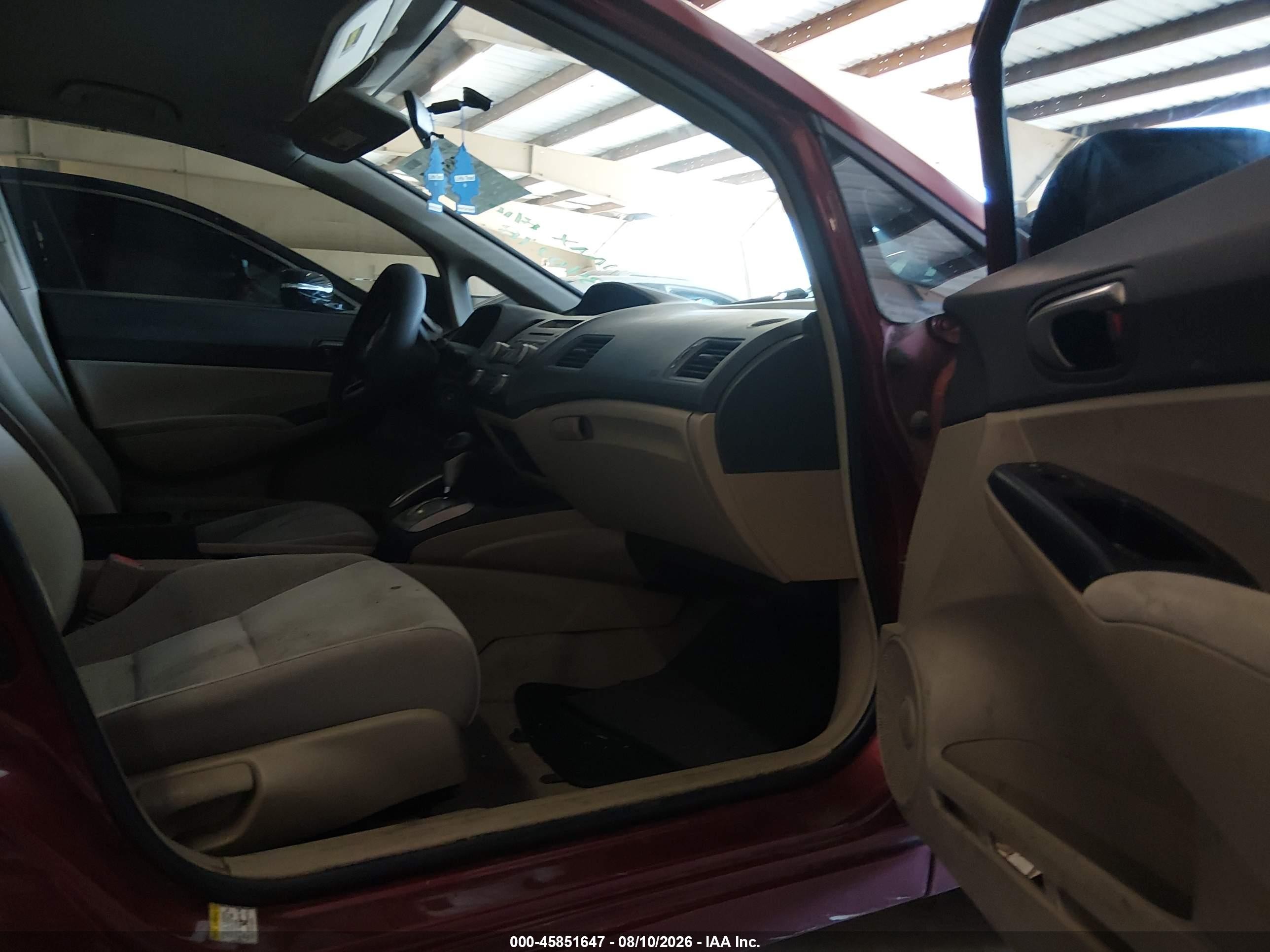 2009 Honda Civic Lx Red vin: 2HGFA16599H340273