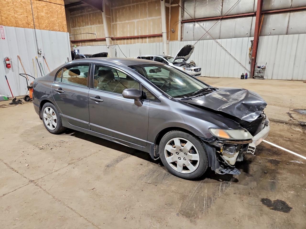 2009 Honda Civic Lx Gray vin: 2HGFA16599H341407