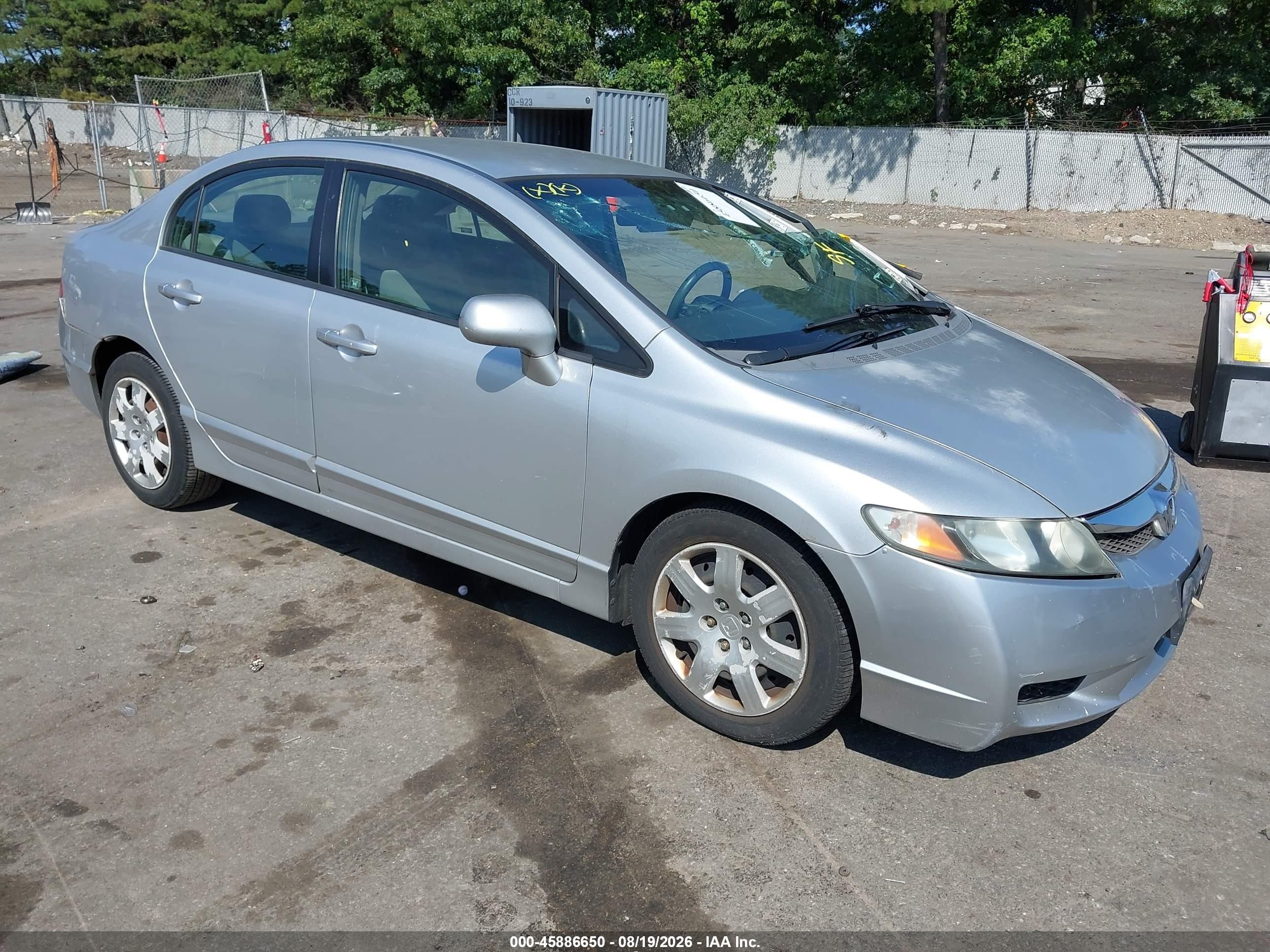 2009 Honda Civic Lx Silver vin: 2HGFA16599H361933