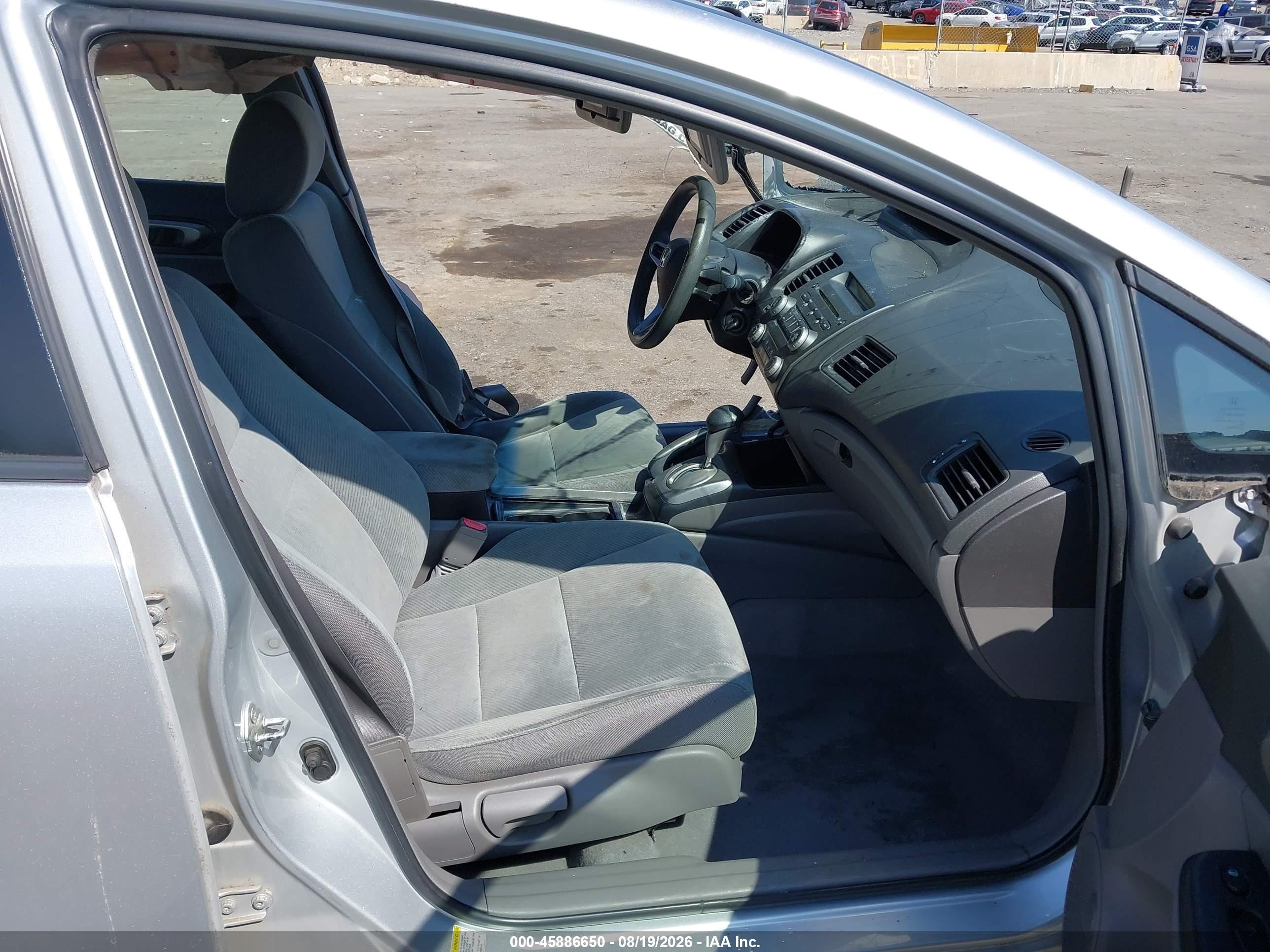 2009 Honda Civic Lx Silver vin: 2HGFA16599H361933