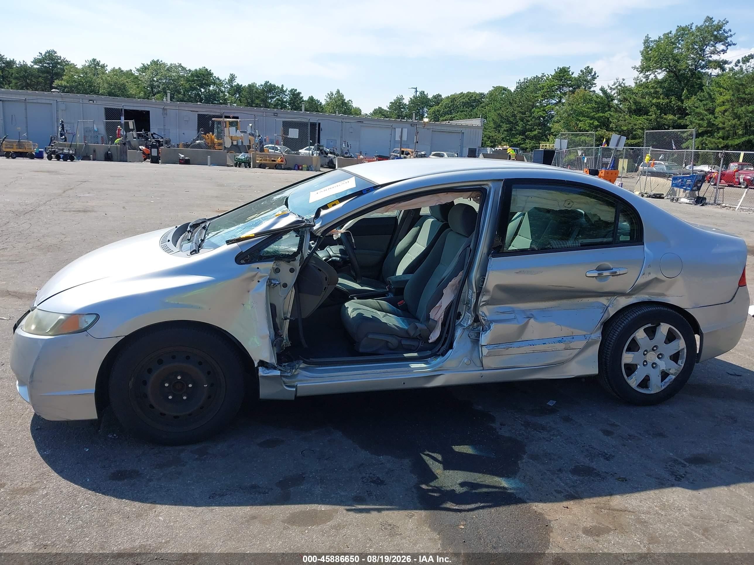 2009 Honda Civic Lx Silver vin: 2HGFA16599H361933