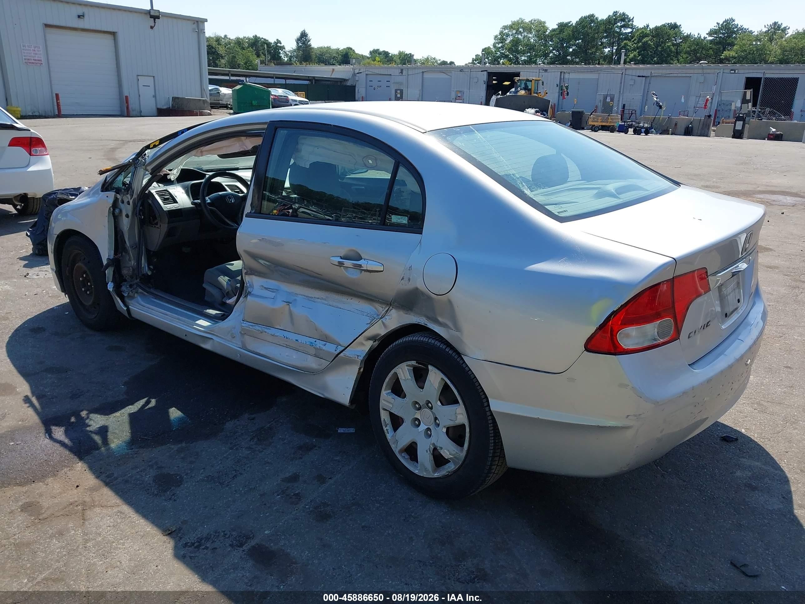 2009 Honda Civic Lx Silver vin: 2HGFA16599H361933