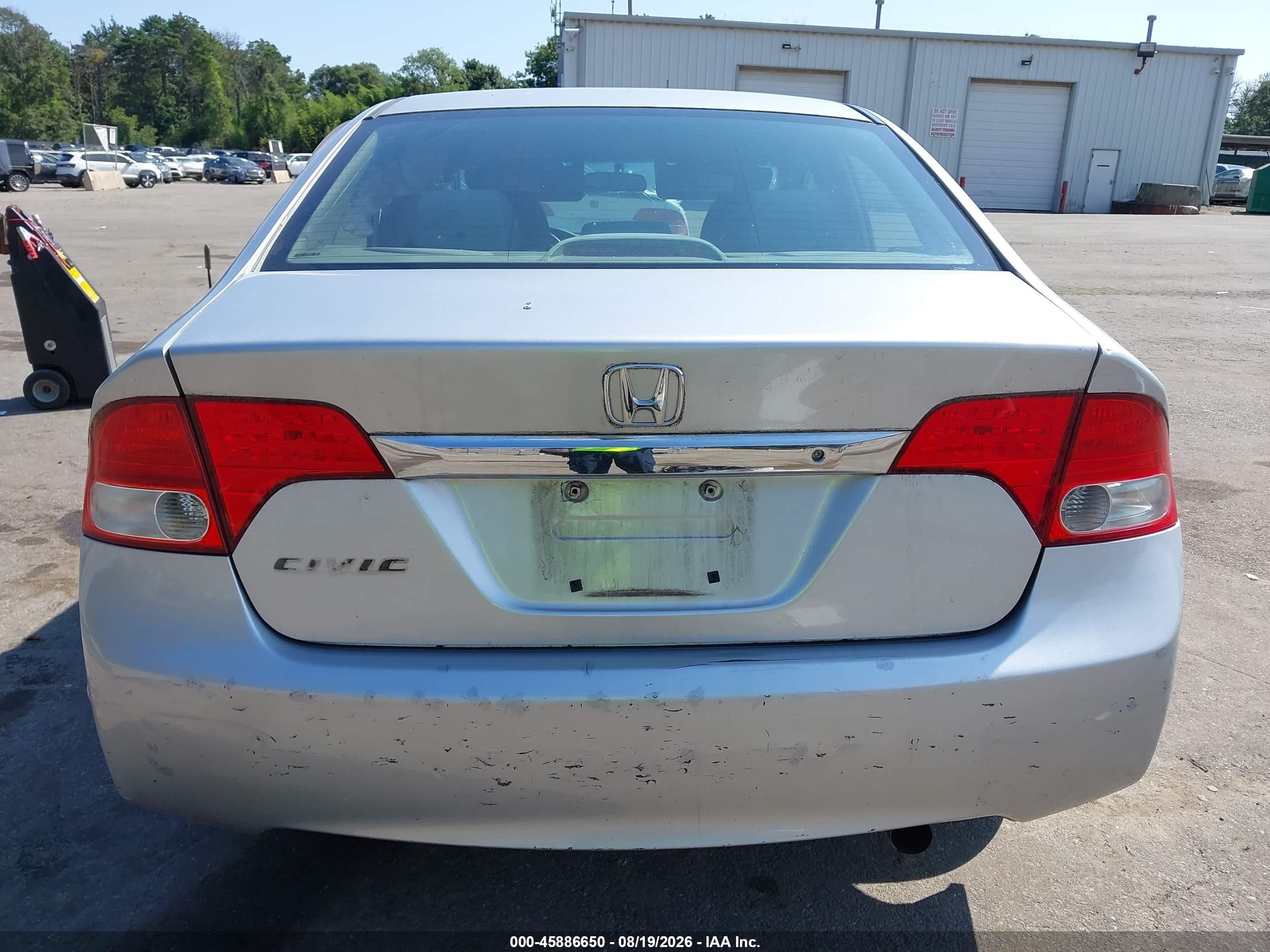 2009 Honda Civic Lx Silver vin: 2HGFA16599H361933