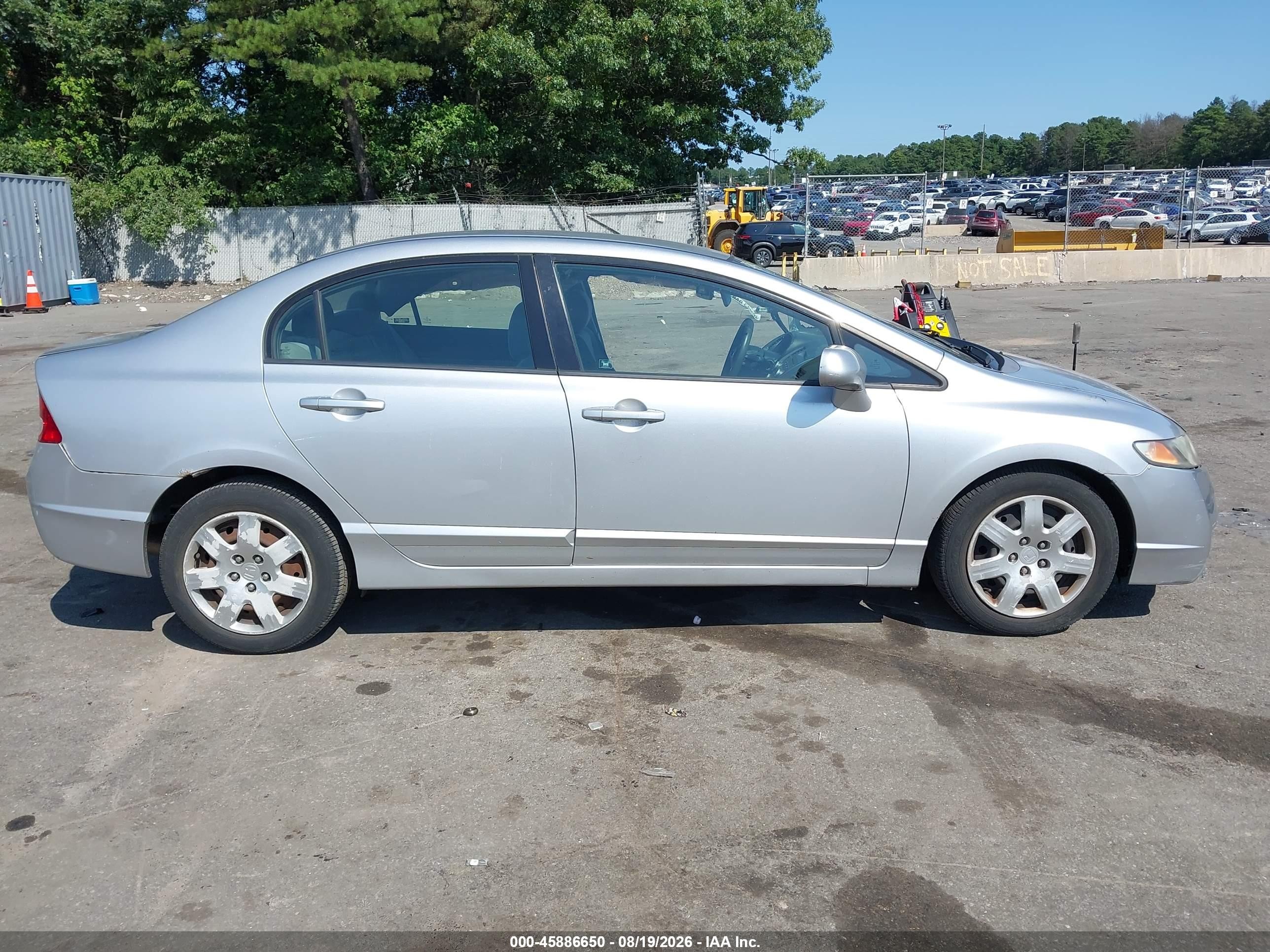 2009 Honda Civic Lx Silver vin: 2HGFA16599H361933