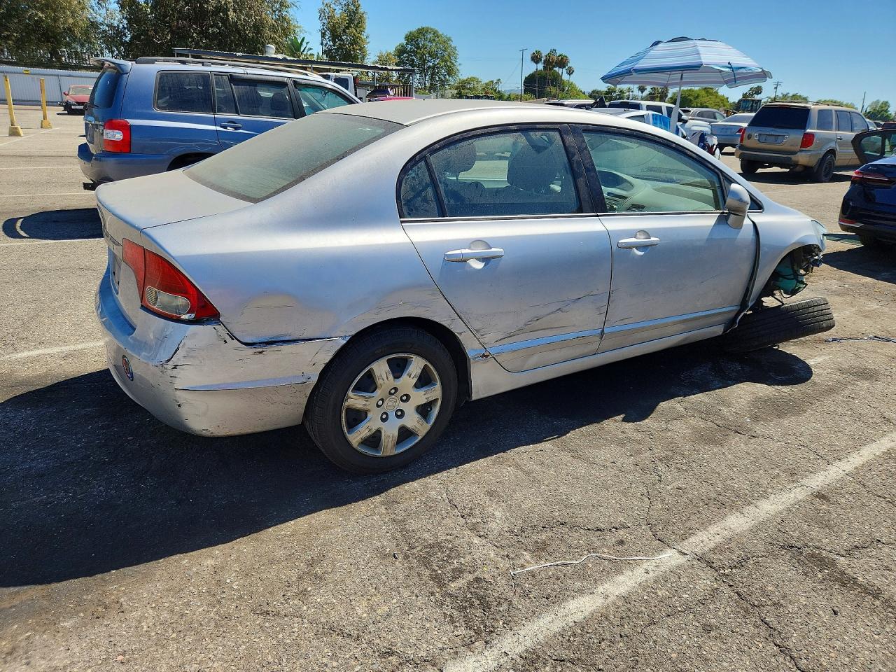 2009 Honda Civic Lx Silver vin: 2HGFA16599H362600