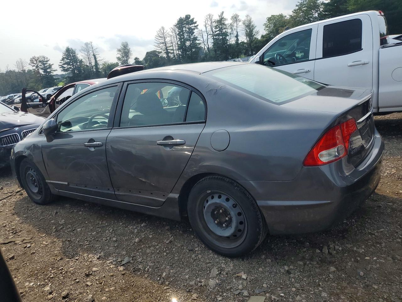 2009 Honda Civic Lx Gray vin: 2HGFA16599H520837