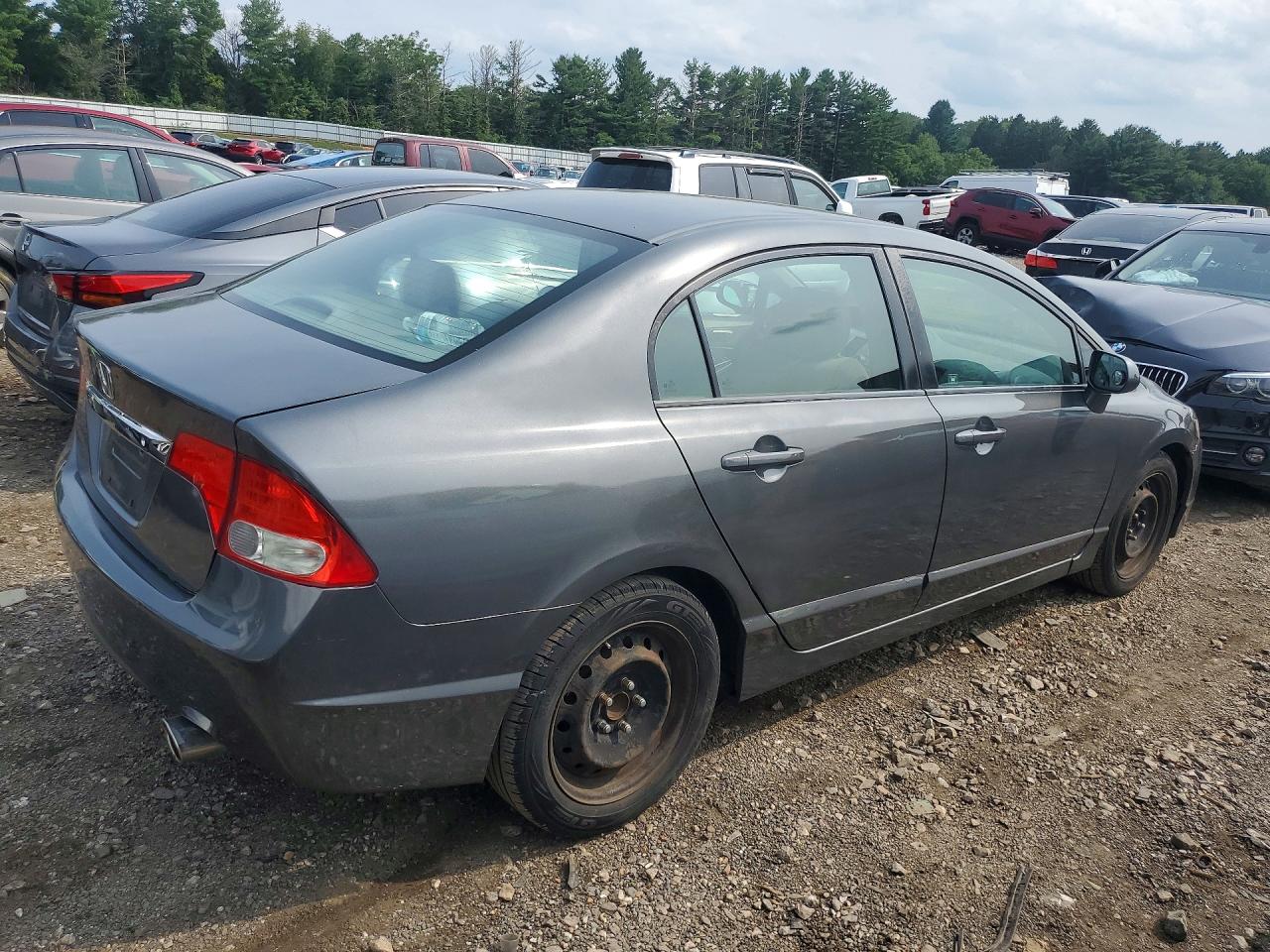 2009 Honda Civic Lx Gray vin: 2HGFA16599H520837