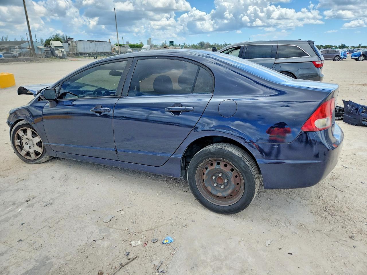 2009 Honda Civic Lx Blue vin: 2HGFA16599H528968