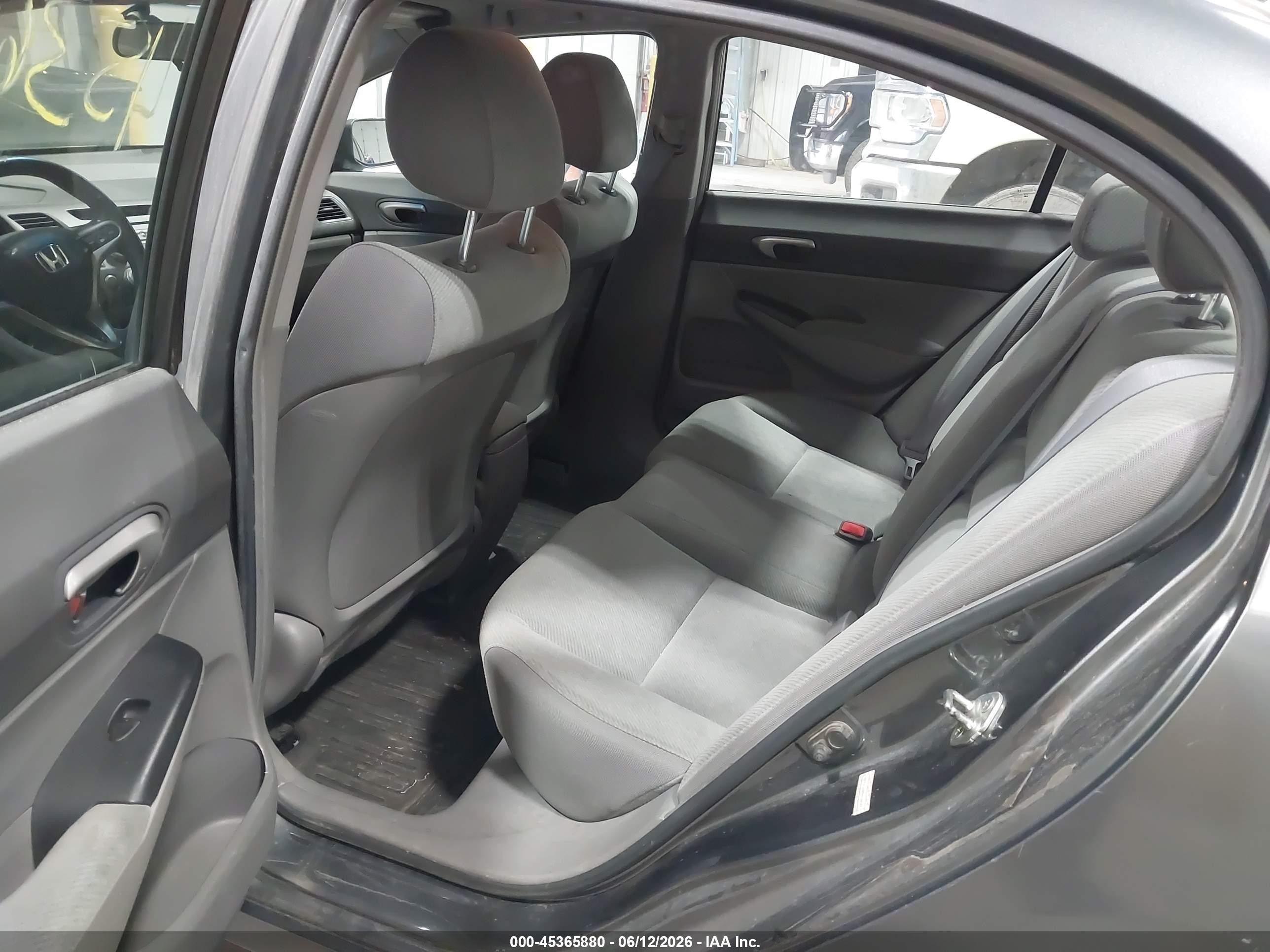 2009 Honda Civic Lx Gray vin: 2HGFA16599H538027