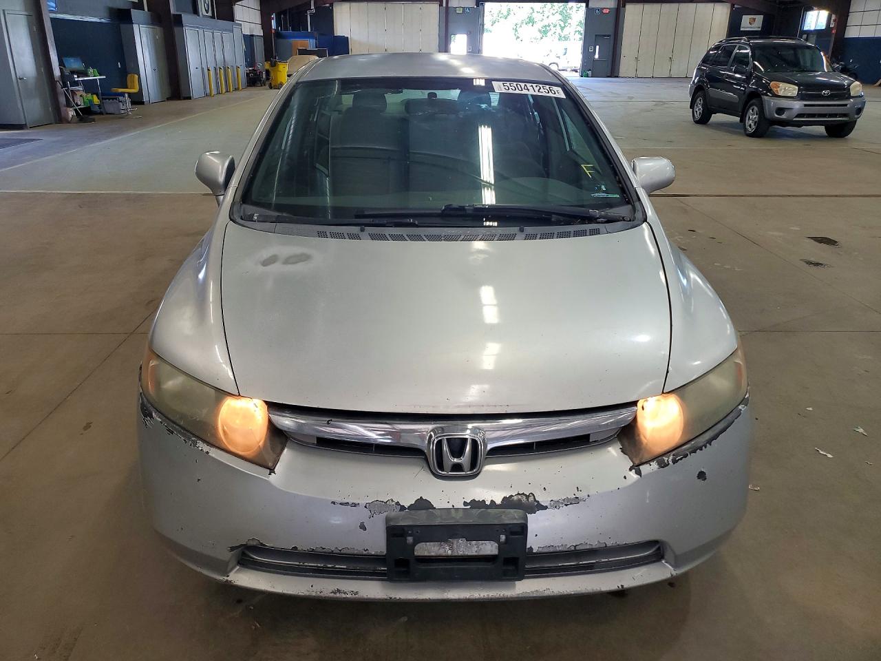2006 Honda Civic Lx Silver vin: 2HGFA165X6H504531