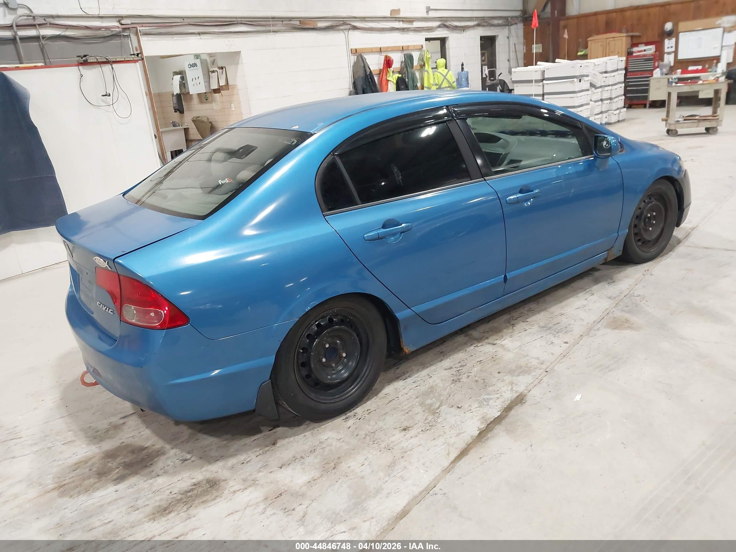 2006 Honda Civic Lx Blue vin: 2HGFA165X6H519966