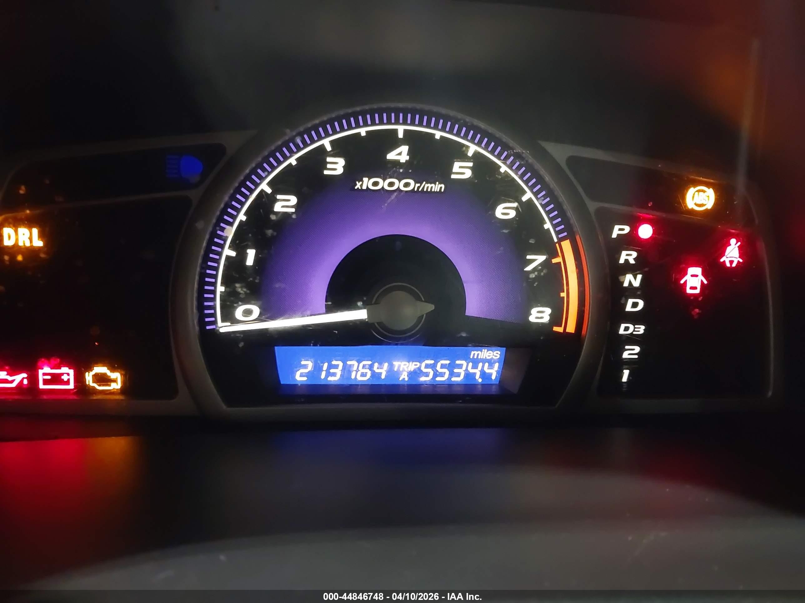 2006 Honda Civic Lx Blue vin: 2HGFA165X6H519966