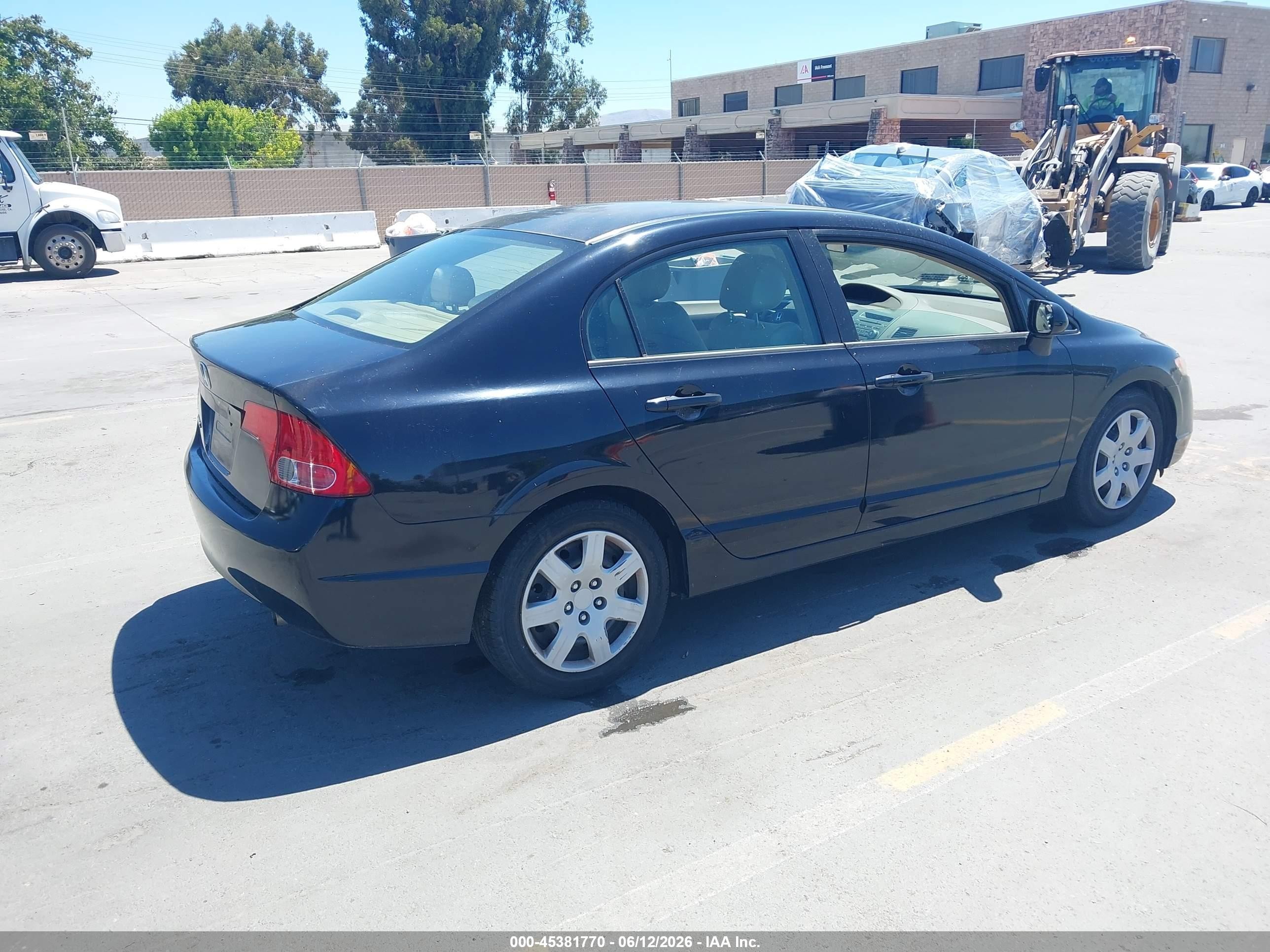 2006 Honda Civic Lx Blue vin: 2HGFA165X6H522785