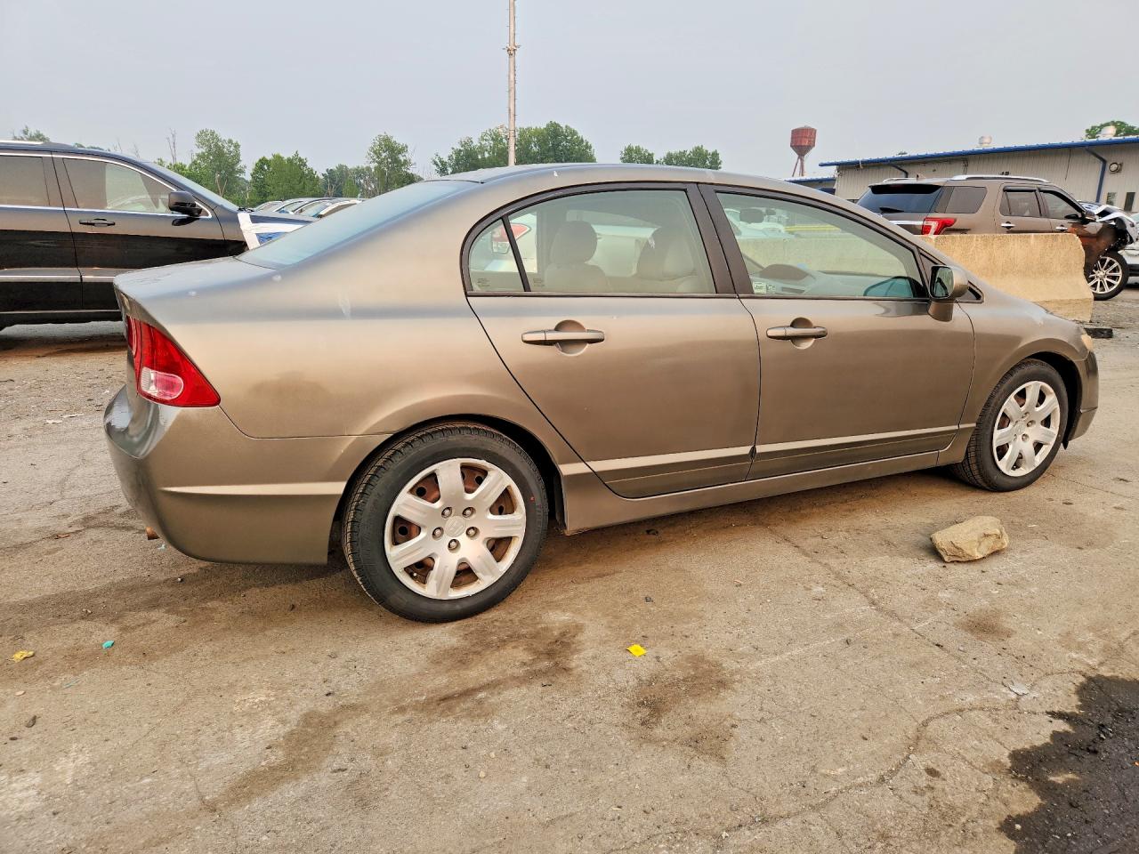 2006 Honda Civic Lx Gray vin: 2HGFA165X6H525315