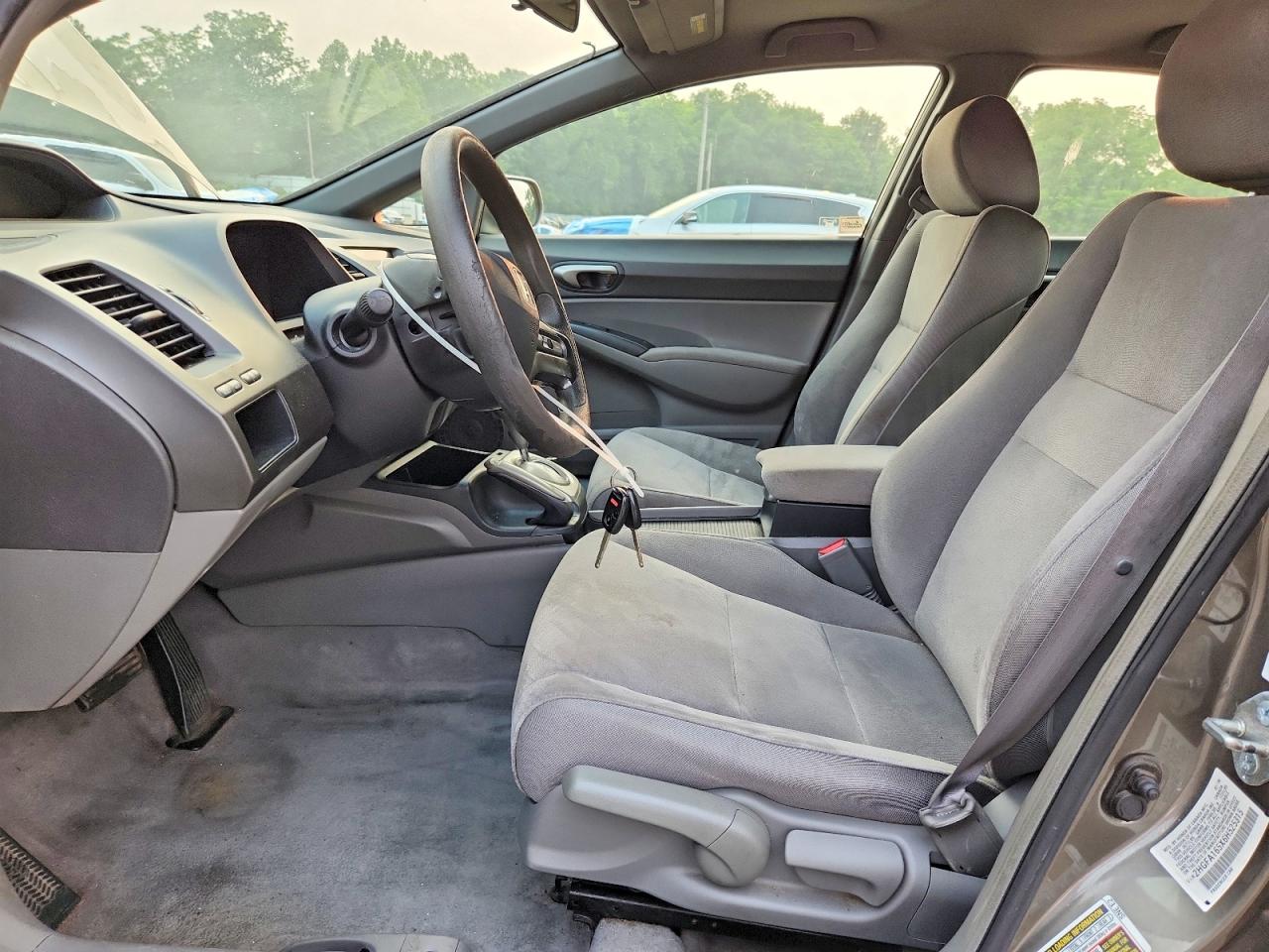 2006 Honda Civic Lx Gray vin: 2HGFA165X6H525315
