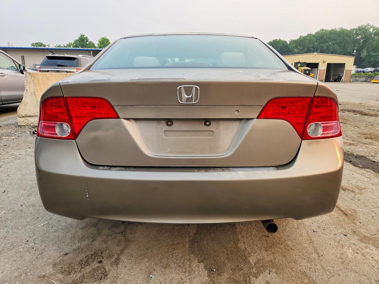 2006 Honda Civic Lx Gray vin: 2HGFA165X6H525315