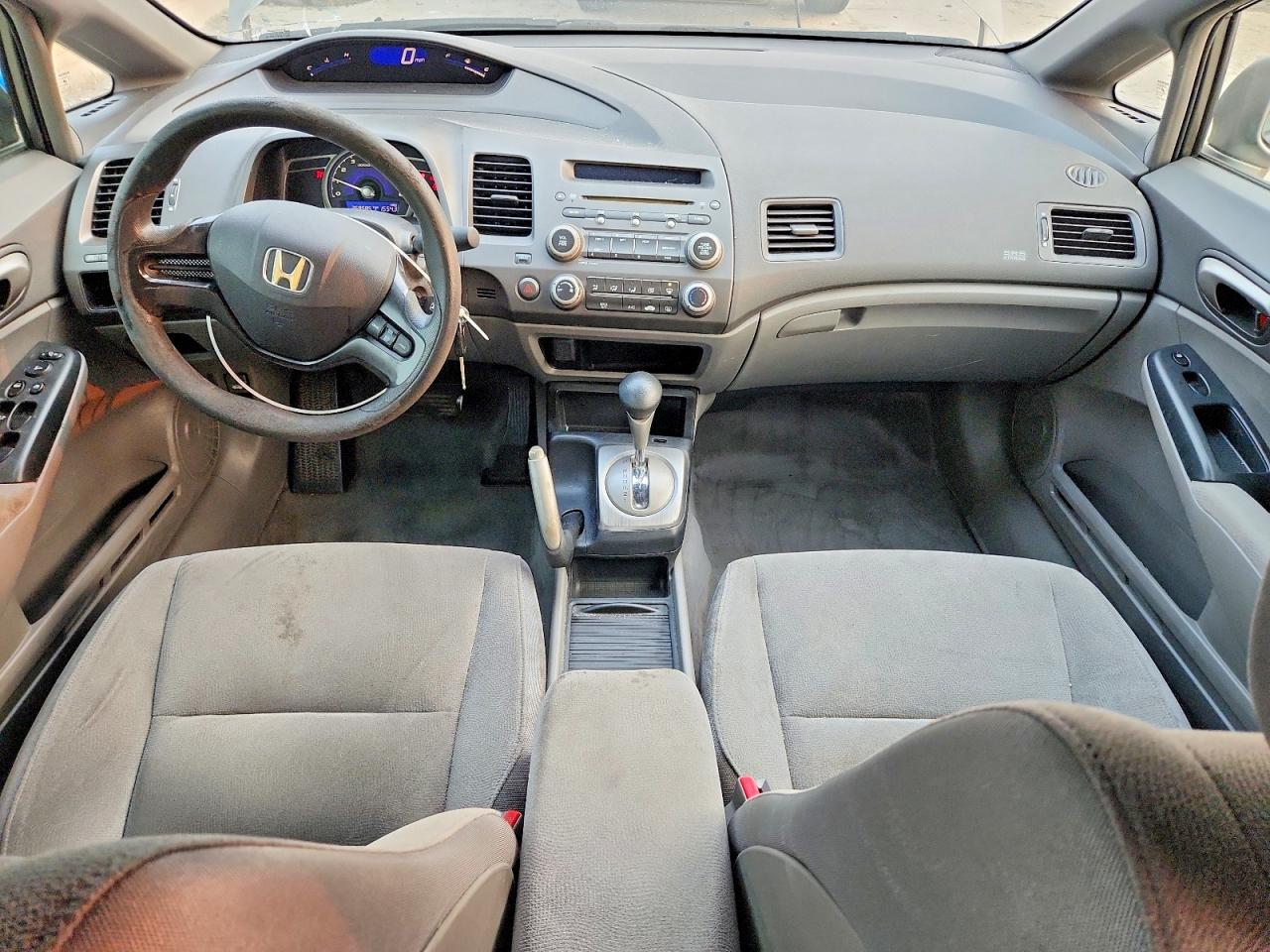 2006 Honda Civic Lx Gray vin: 2HGFA165X6H525315