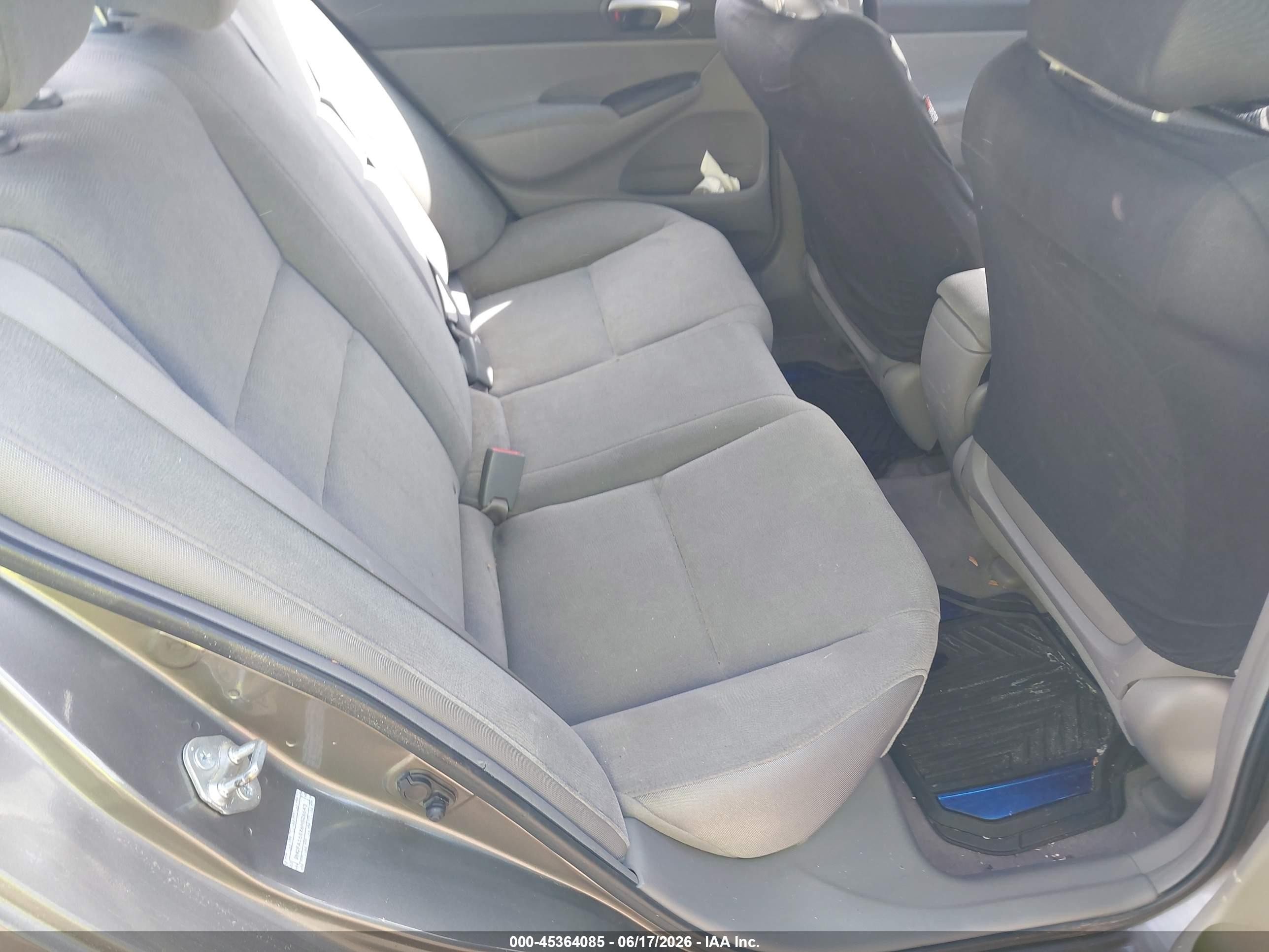 2006 Honda Civic Lx Gray vin: 2HGFA165X6H526643