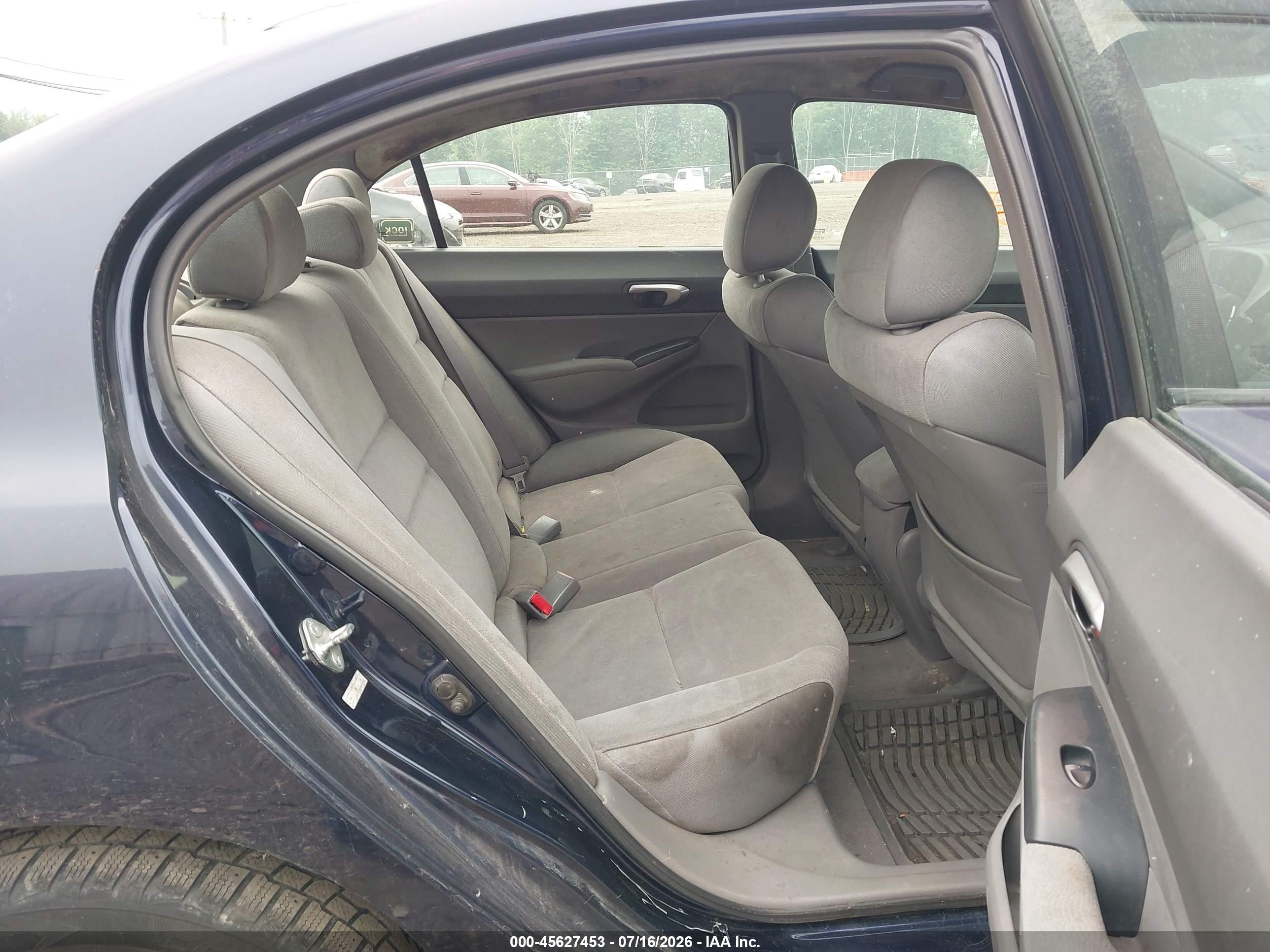 2006 Honda Civic Lx Blue vin: 2HGFA165X6H527114