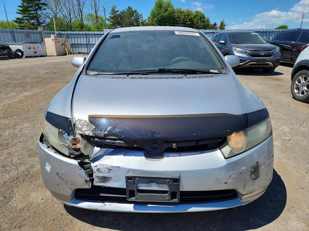 2007 Honda Civic Lx Silver vin: 2HGFA165X7H003253