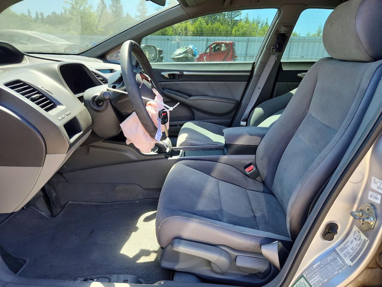 2007 Honda Civic Lx Silver vin: 2HGFA165X7H003253
