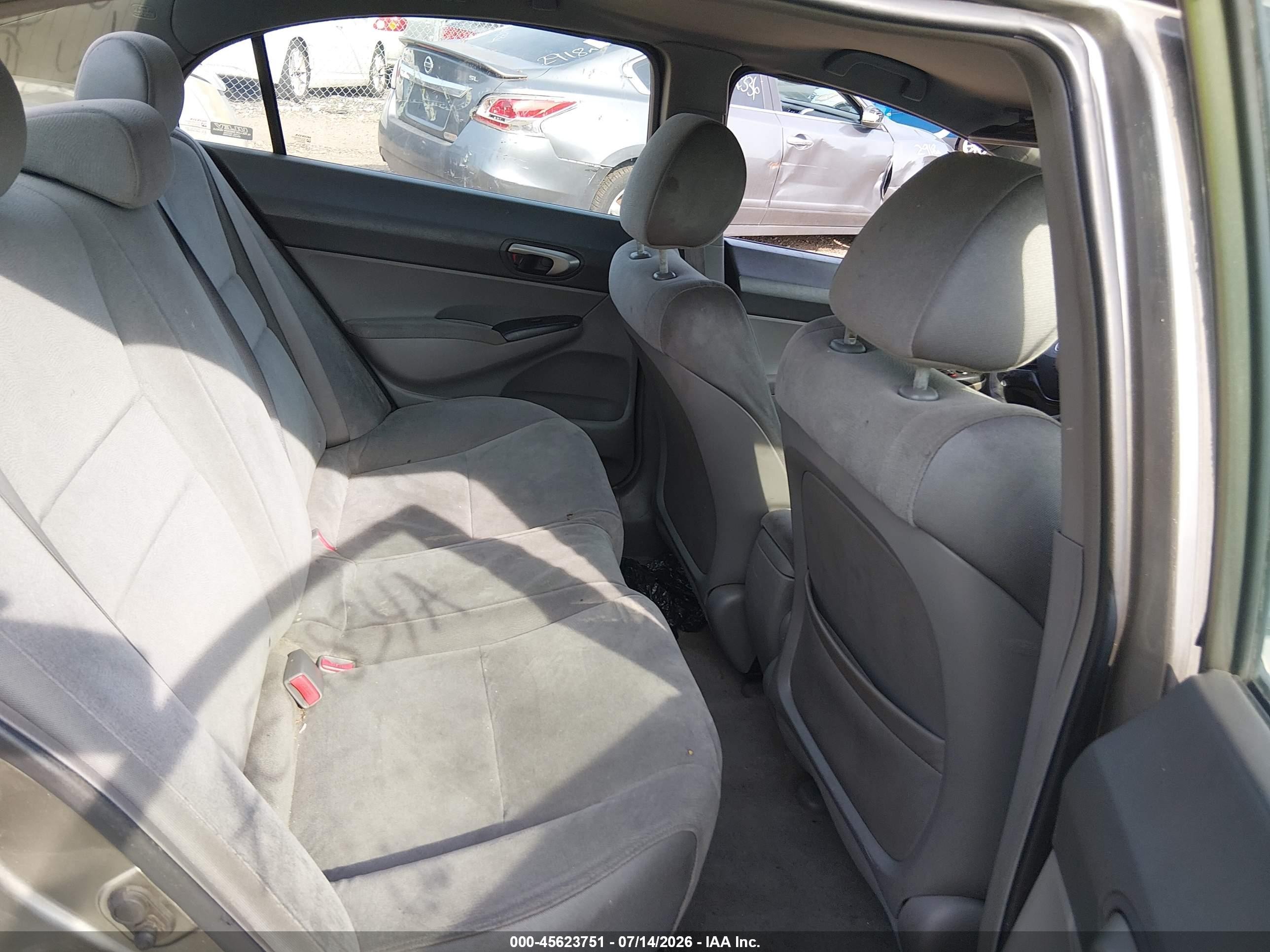 2007 Honda Civic Lx Gray vin: 2HGFA165X7H302998