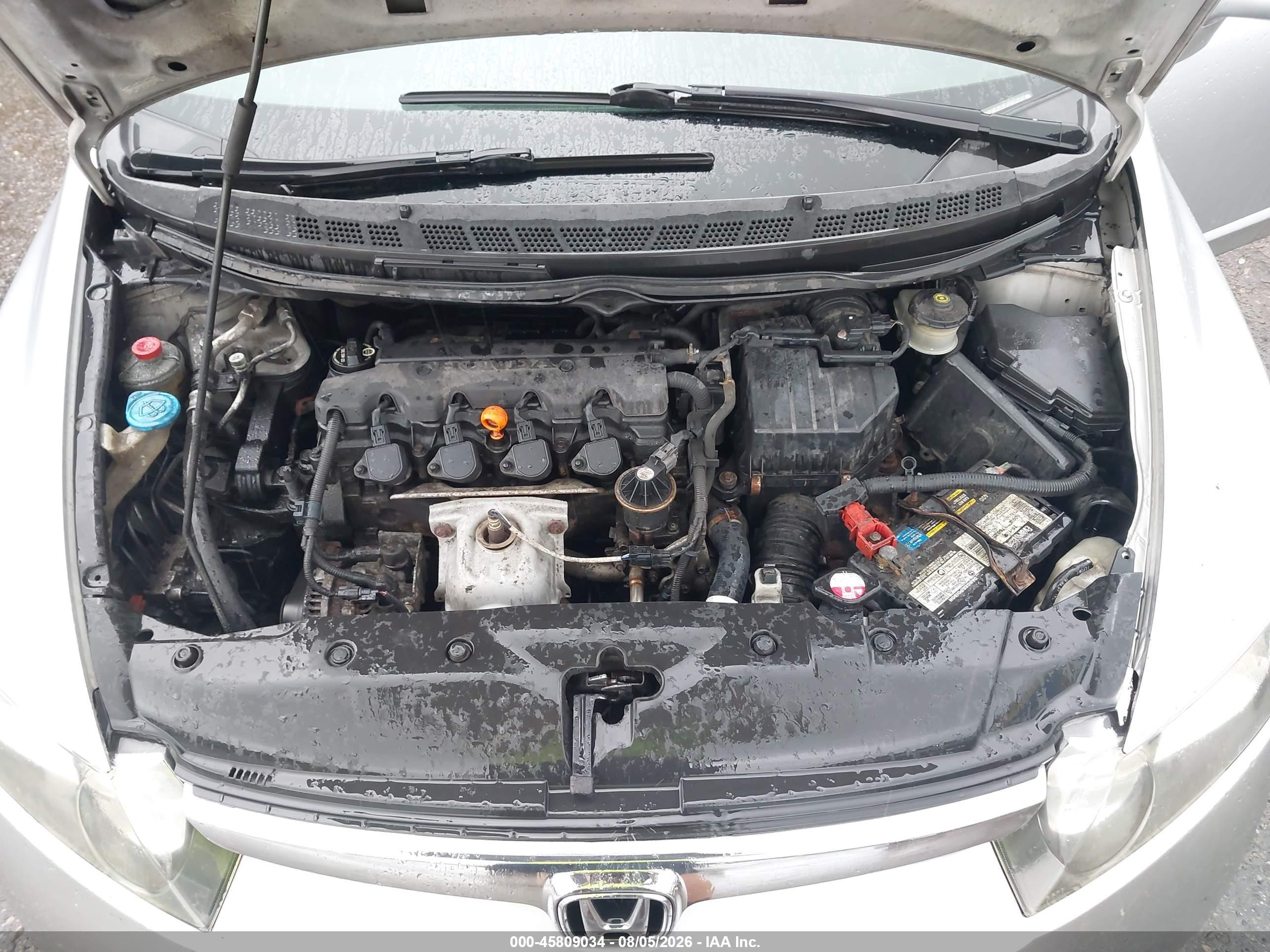 2007 Honda Civic Lx Silver vin: 2HGFA165X7H307571