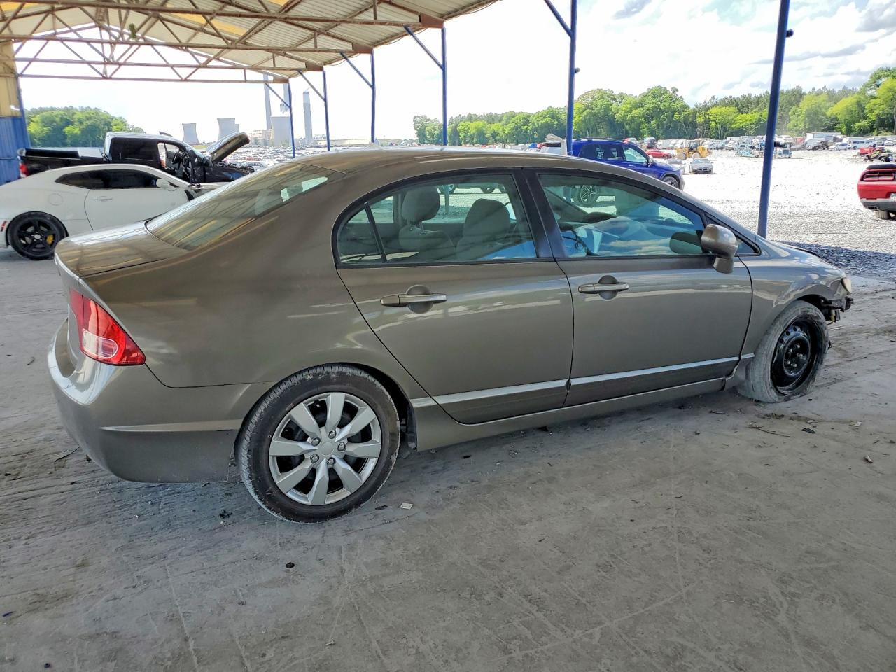 2007 Honda Civic Tan vin: 2HGFA165X7H310535