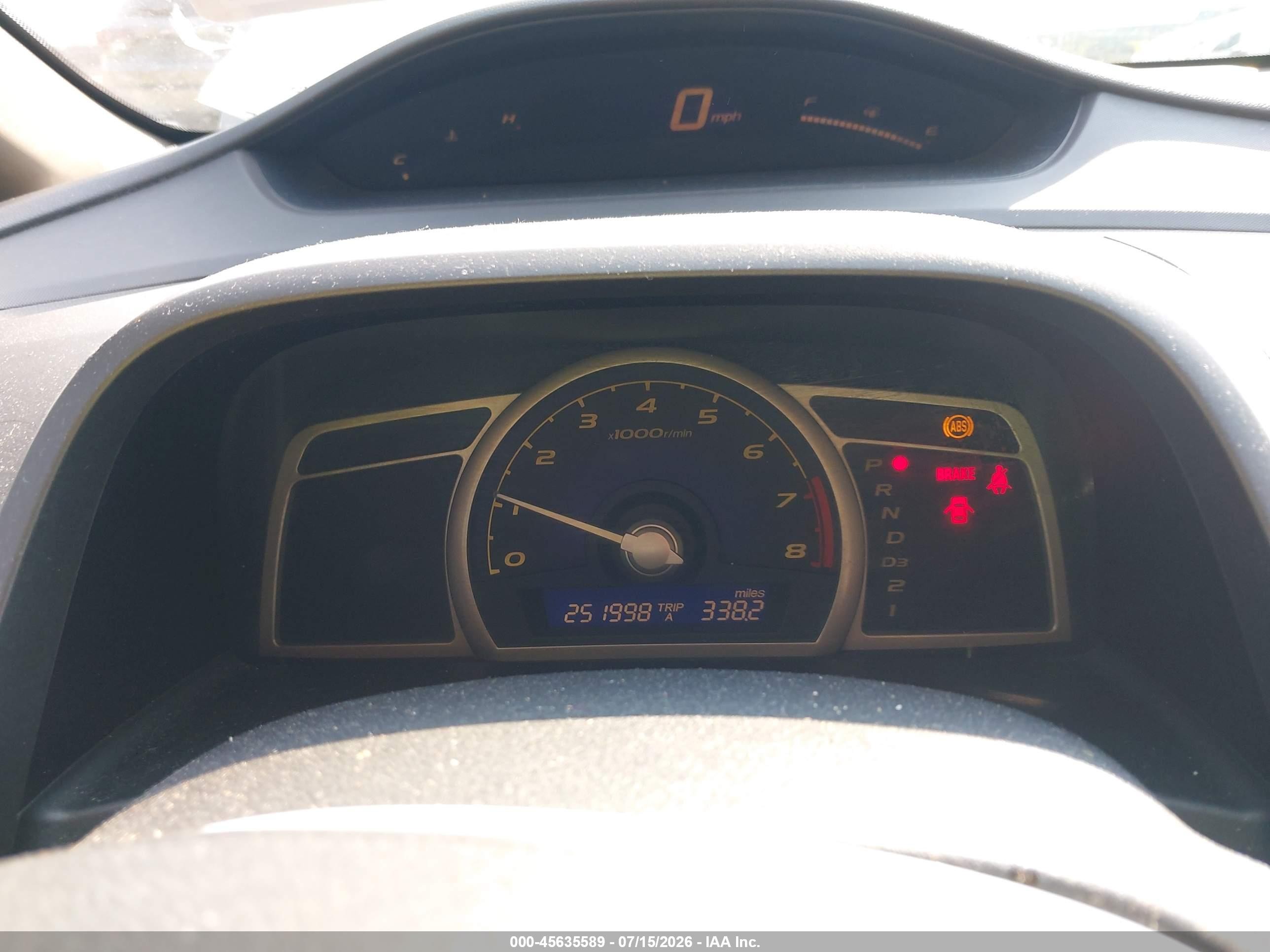 2007 Honda Civic Lx Gray vin: 2HGFA165X7H315329