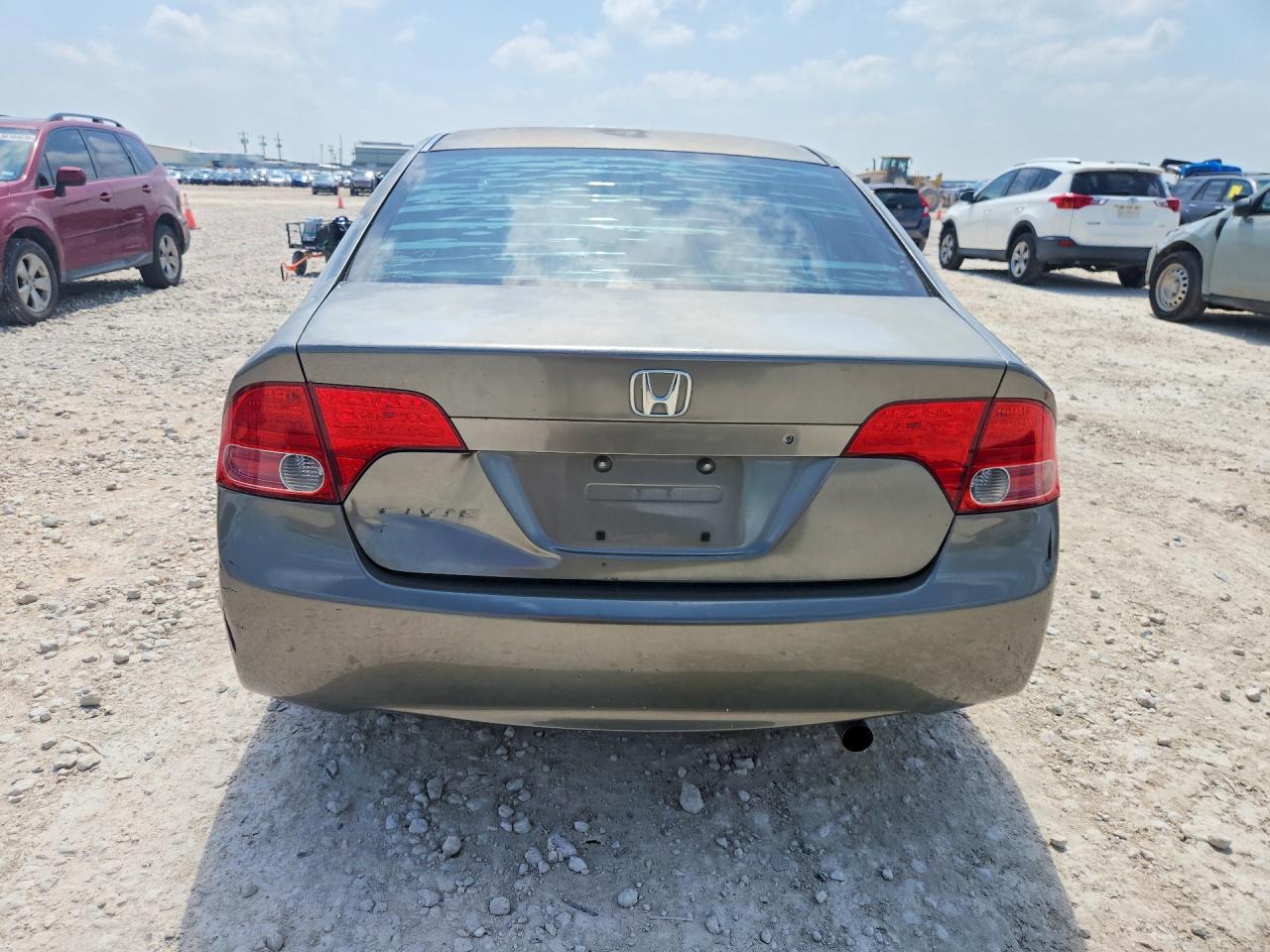2007 Honda Civic Lx Gray vin: 2HGFA165X7H507074