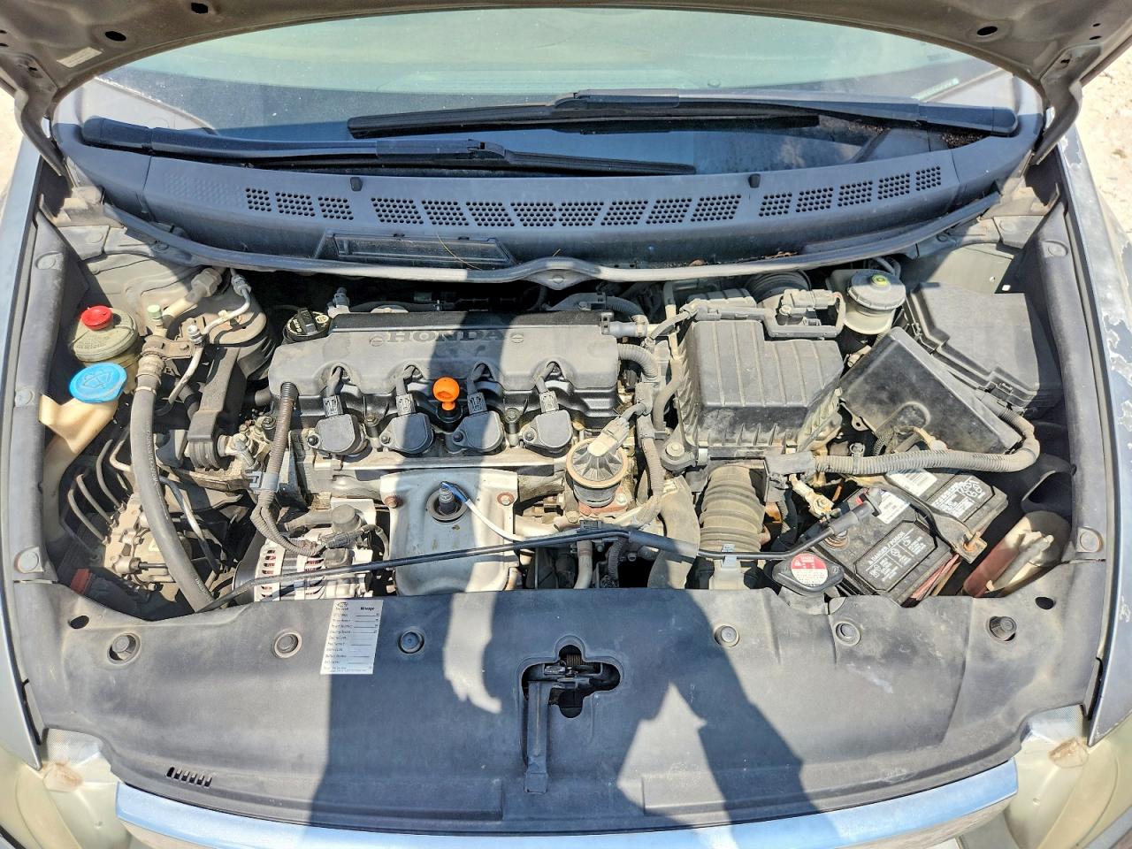 2007 Honda Civic Lx Gray vin: 2HGFA165X7H507074