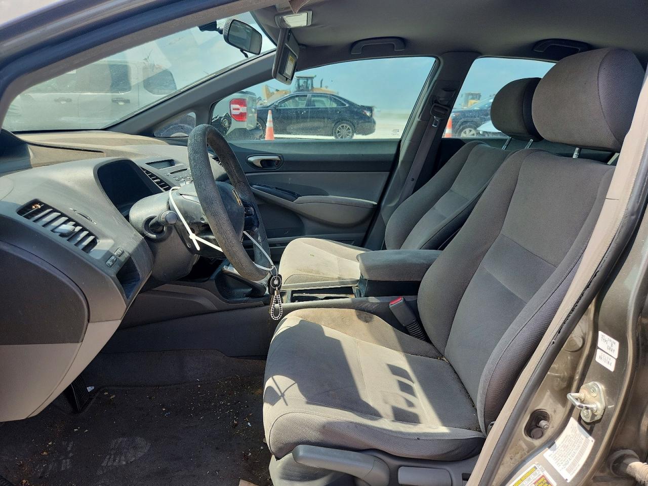 2007 Honda Civic Lx Gray vin: 2HGFA165X7H507074