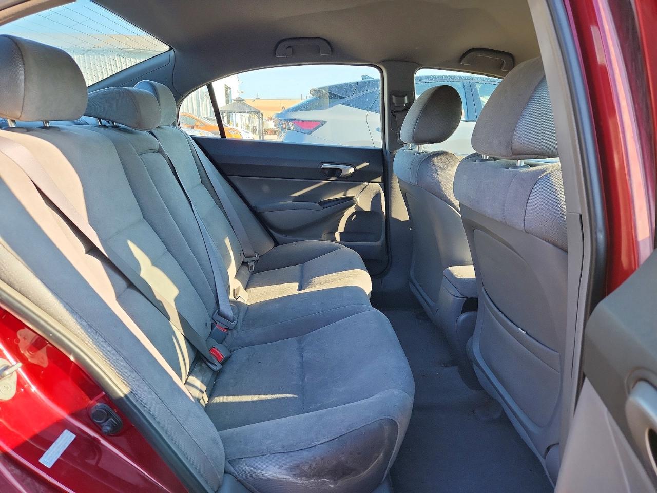 2008 Honda Civic Lx Burgundy vin: 2HGFA165X8H003562