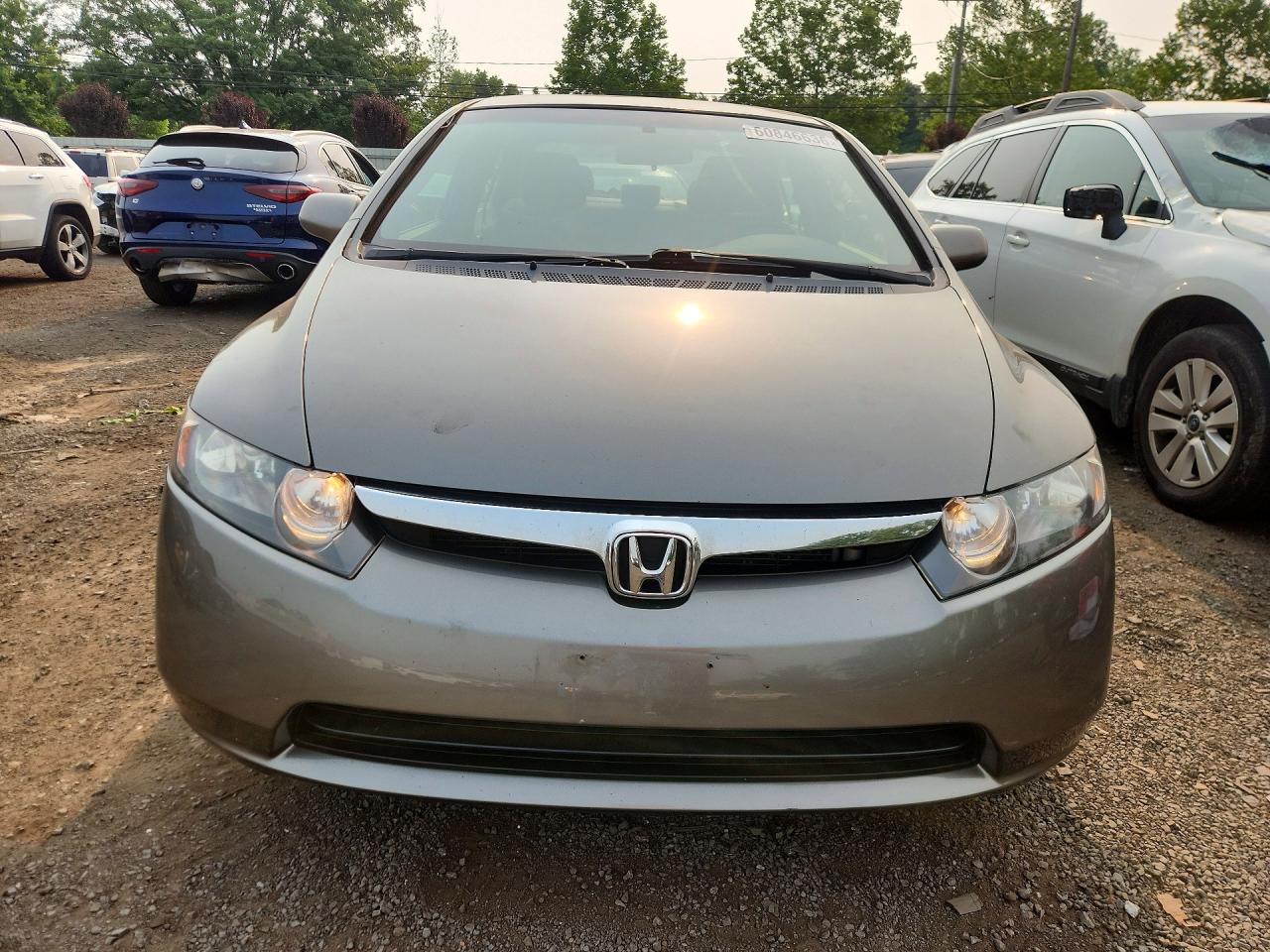 2008 Honda Civic Lx Gray vin: 2HGFA165X8H302047