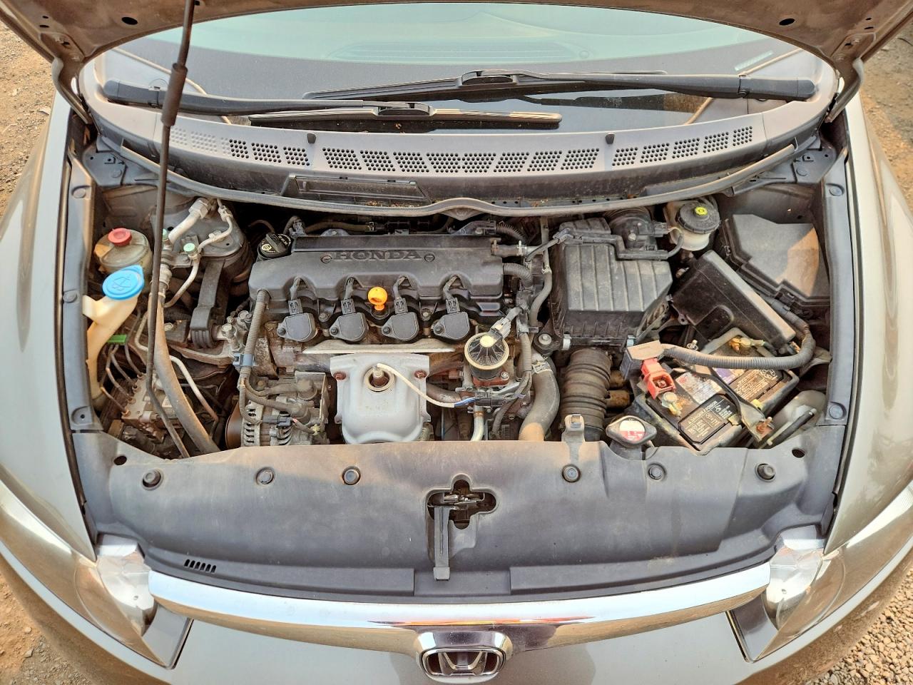 2008 Honda Civic Lx Gray vin: 2HGFA165X8H302047