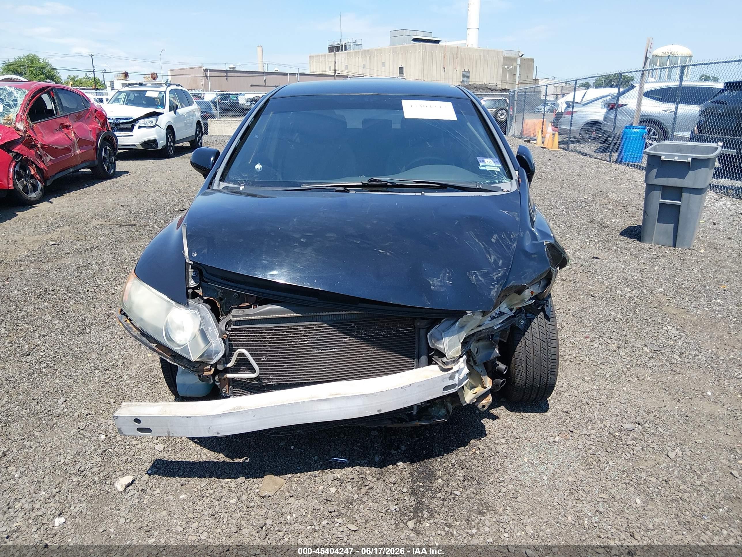 2008 Honda Civic Lx Black vin: 2HGFA165X8H314814
