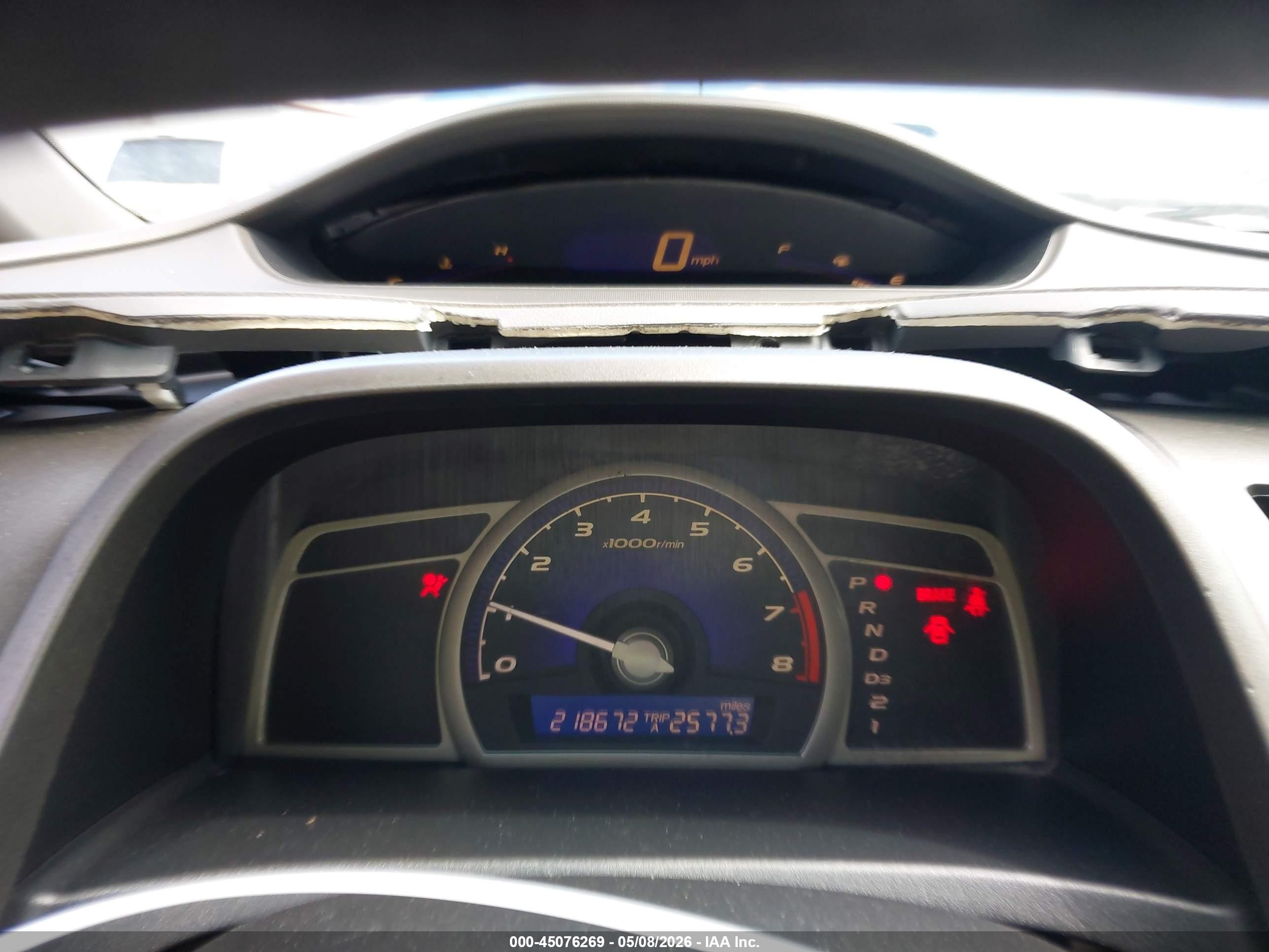 2008 Honda Civic Lx Blue vin: 2HGFA165X8H319866