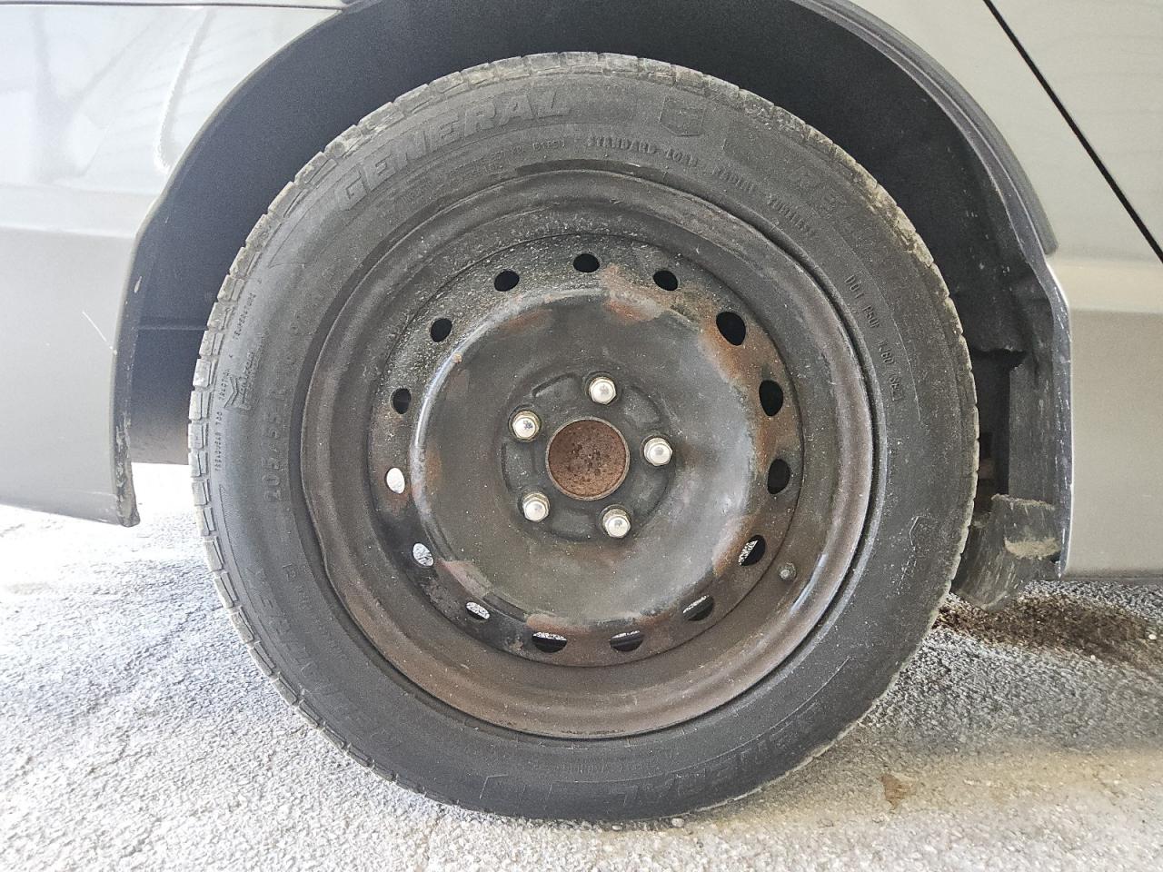 2008 Honda Civic Lx Gray vin: 2HGFA165X8H322394 Damage: Right Rear Wheel, Bent, Replacement Required