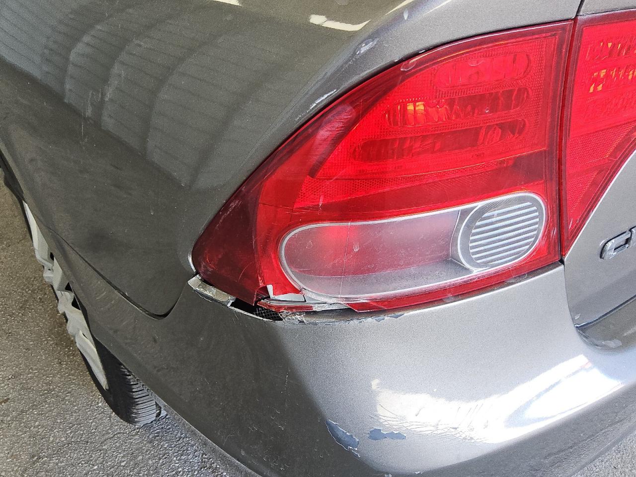 2008 Honda Civic Lx Gray vin: 2HGFA165X8H322394 Damage: Rear Bumper, Broken, Replacement Required