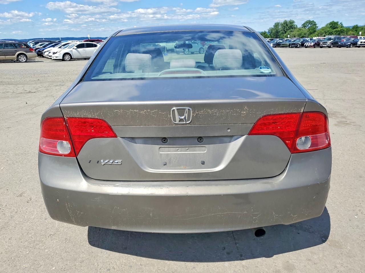 2008 Honda Civic Lx Gray vin: 2HGFA165X8H325263