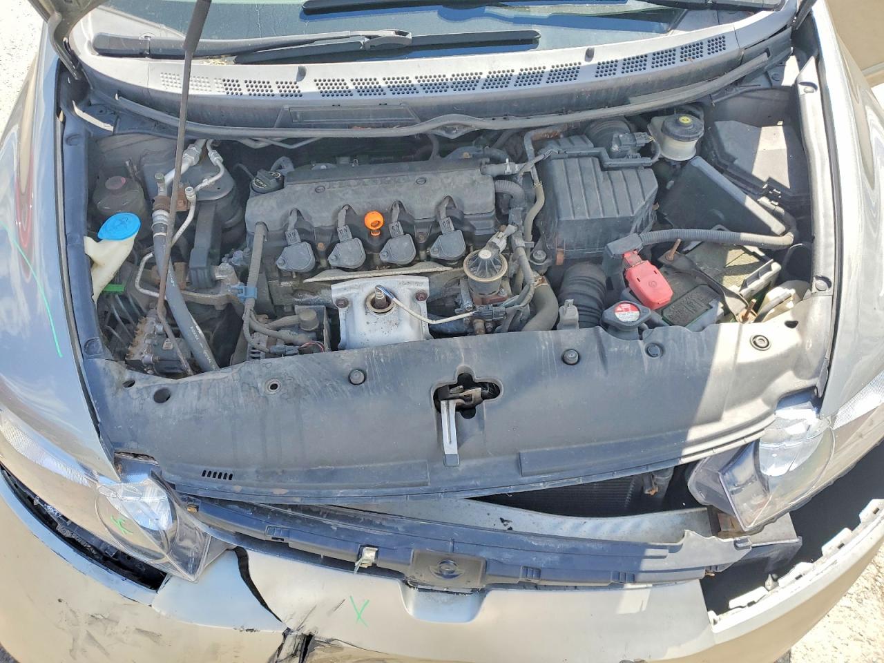2008 Honda Civic Lx Gray vin: 2HGFA165X8H325263