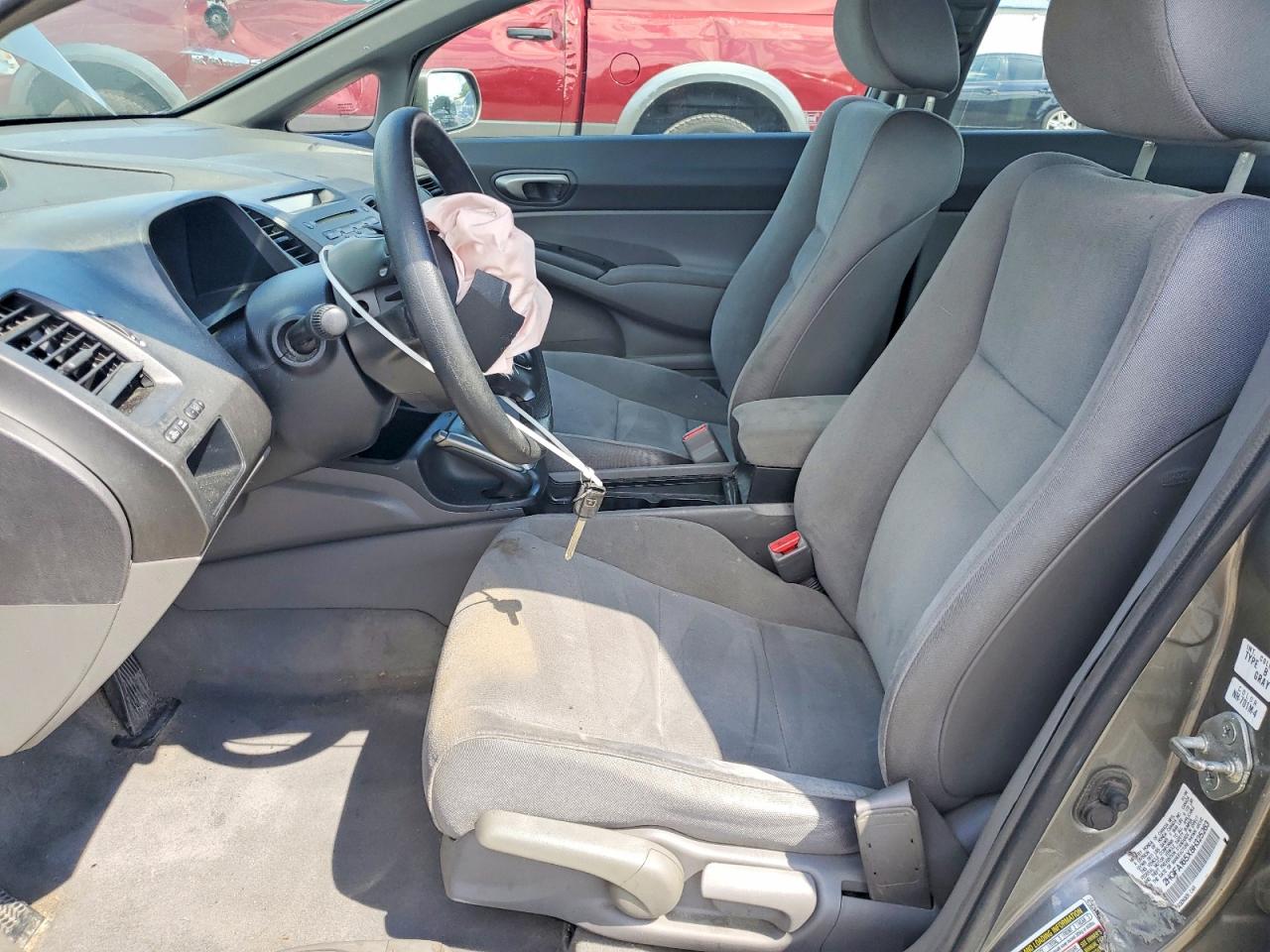 2008 Honda Civic Lx Gray vin: 2HGFA165X8H325263