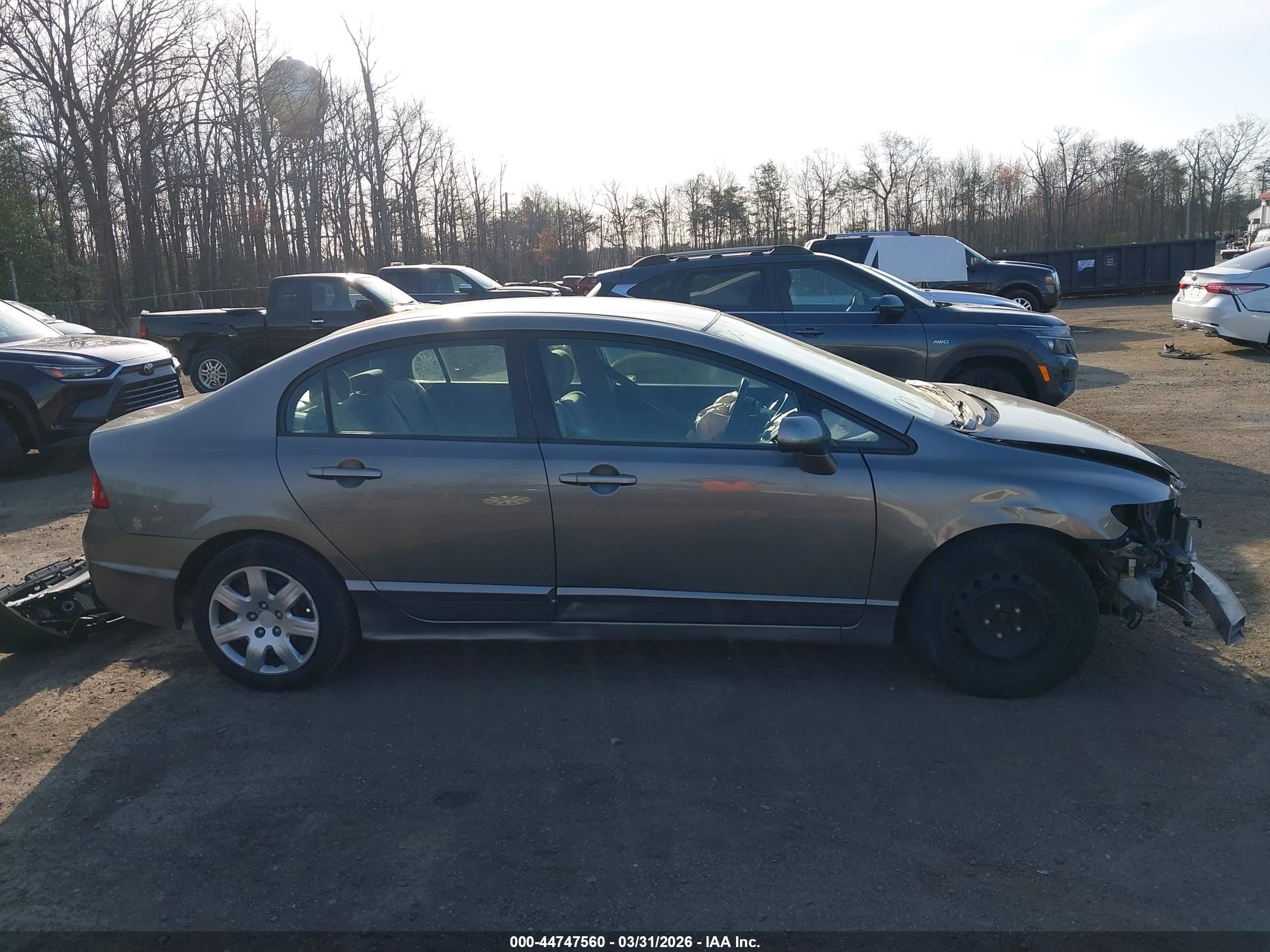2008 Honda Civic Lx Champagne vin: 2HGFA165X8H333511
